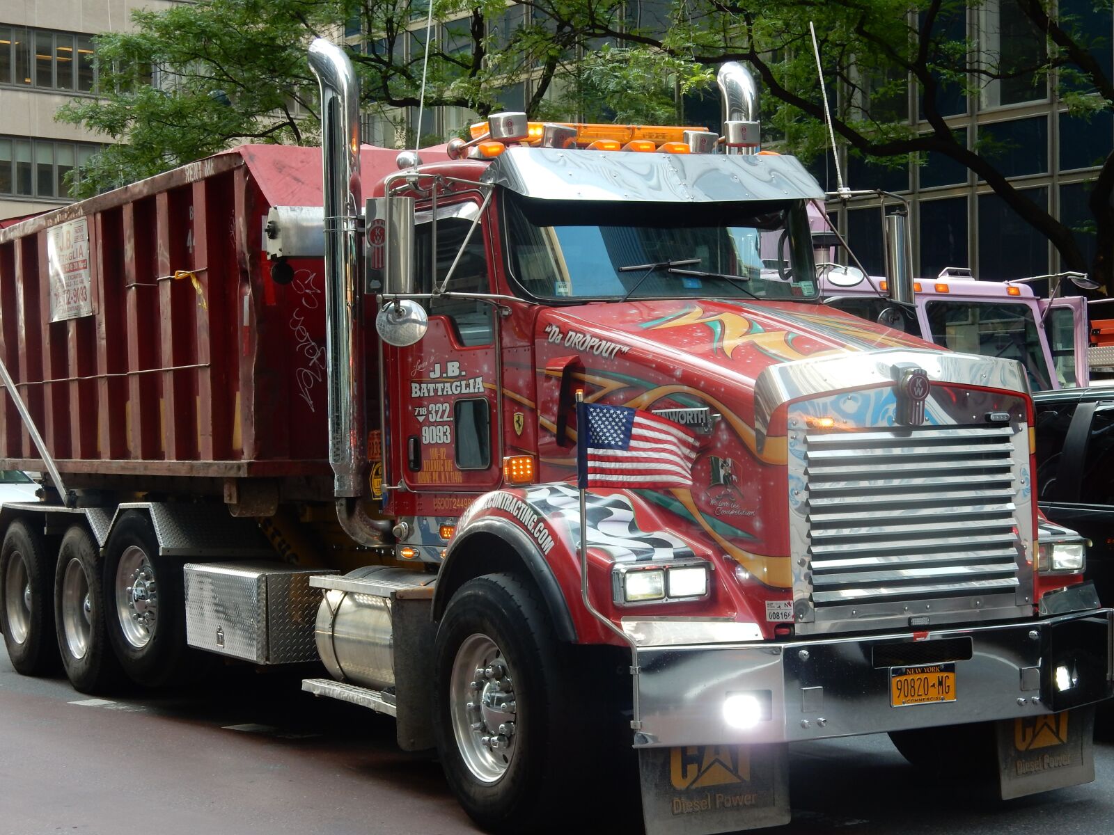 Nikon Coolpix S9900 sample photo. Truck, american, new york photography