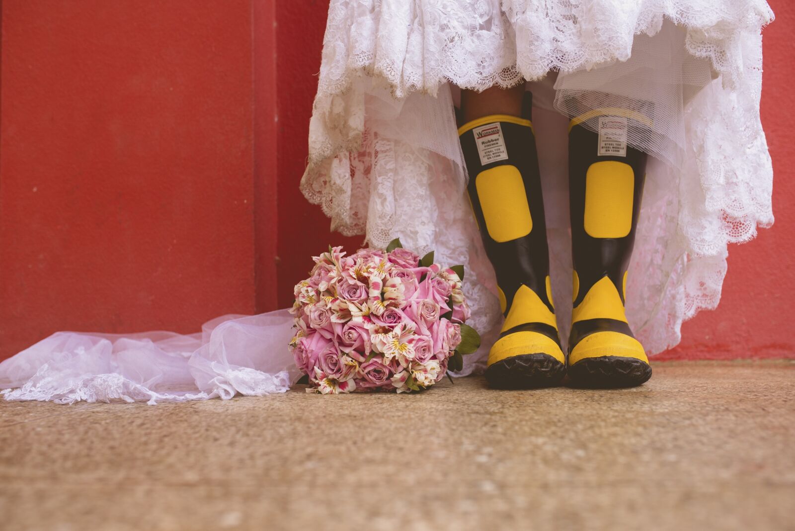 Nikon D610 sample photo. Boots, bridal bouquet, white photography