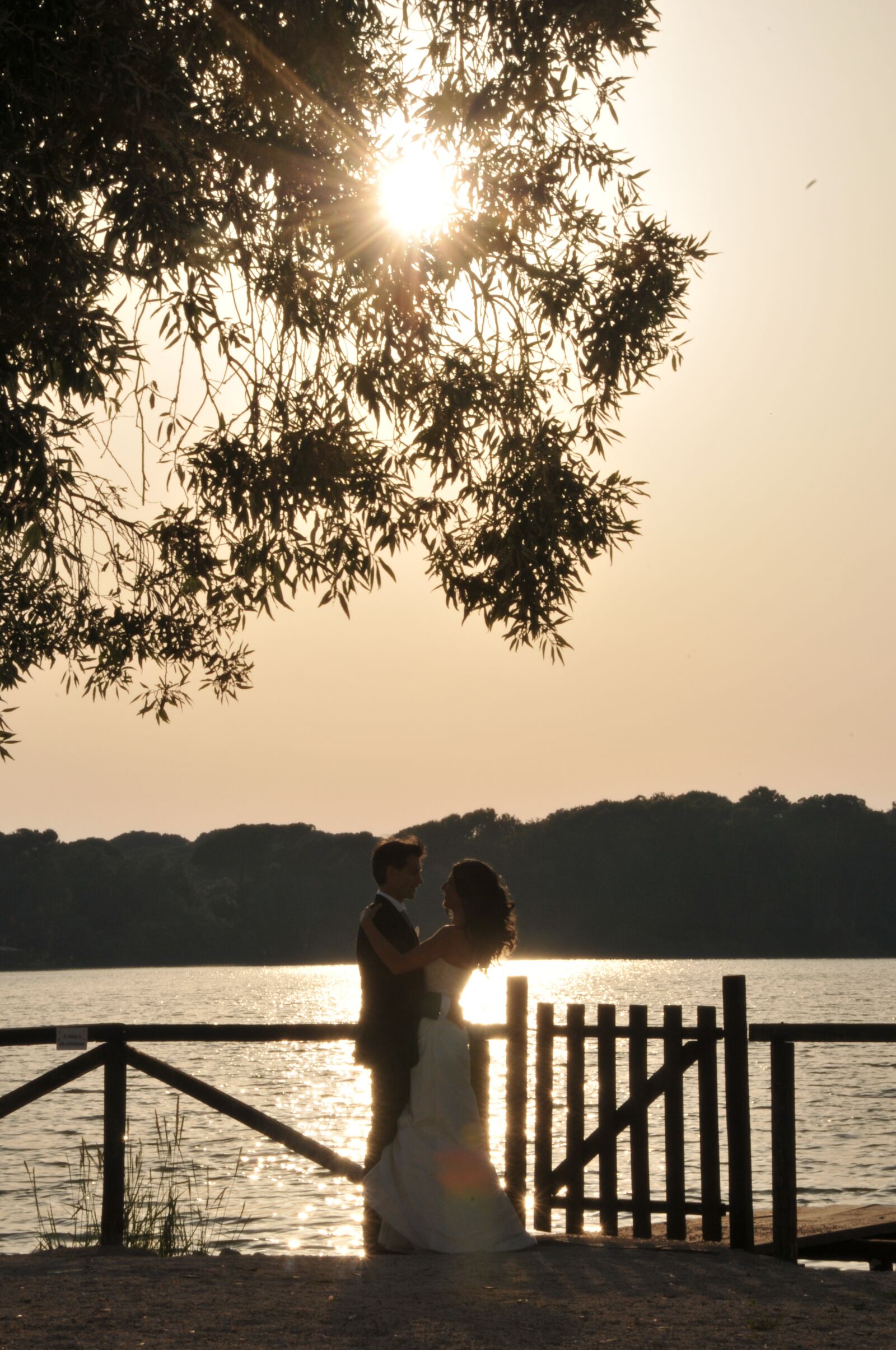 Nikon D300 sample photo. Marriage, sunset, wedding photography
