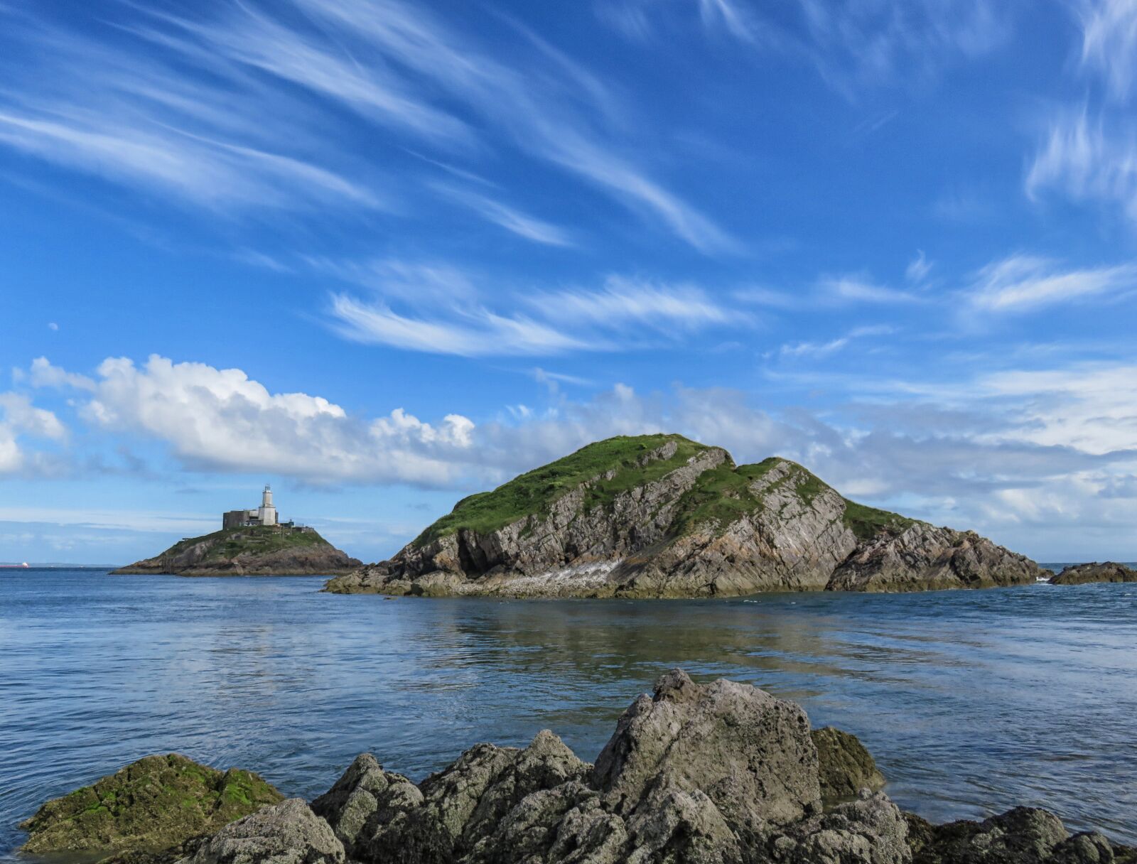 Canon PowerShot SX710 HS sample photo. Mumbles, islands, lighthouse photography