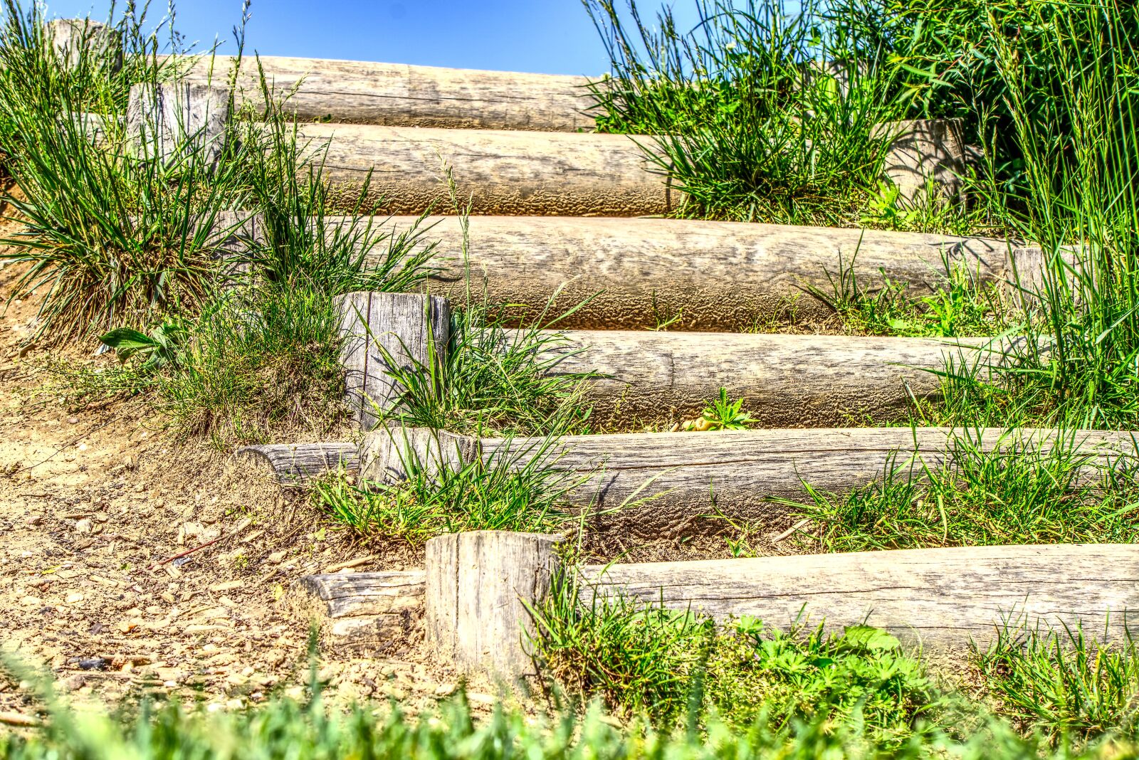 Sony a6000 sample photo. Stairs, wood stairs, top photography
