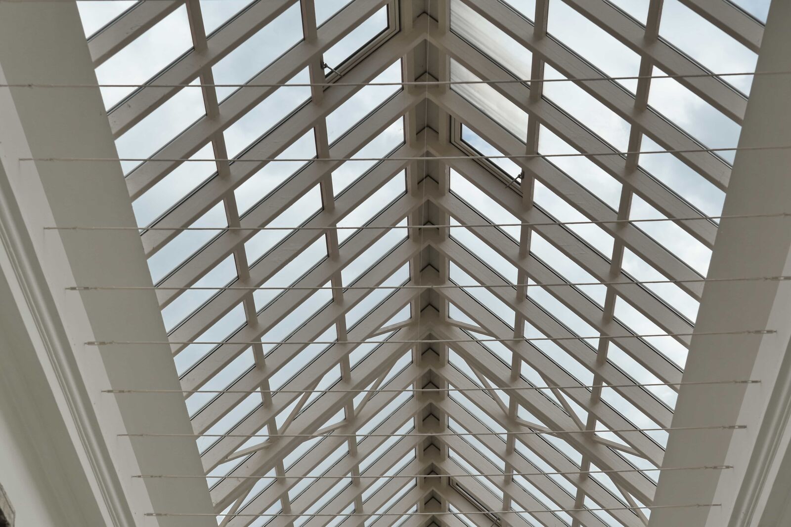 Nikon D5500 sample photo. Atrium, ceiling, futuristic, geometric photography
