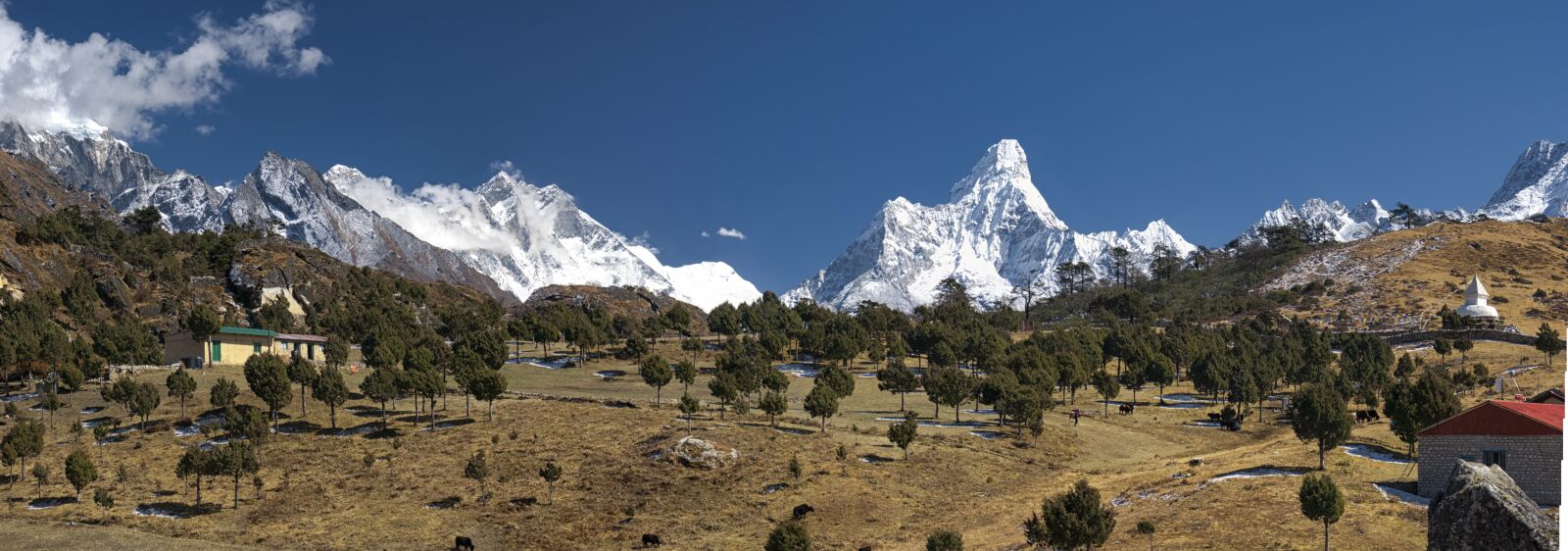 Nikon D80 sample photo. Nepal, himalayas, panorama photography