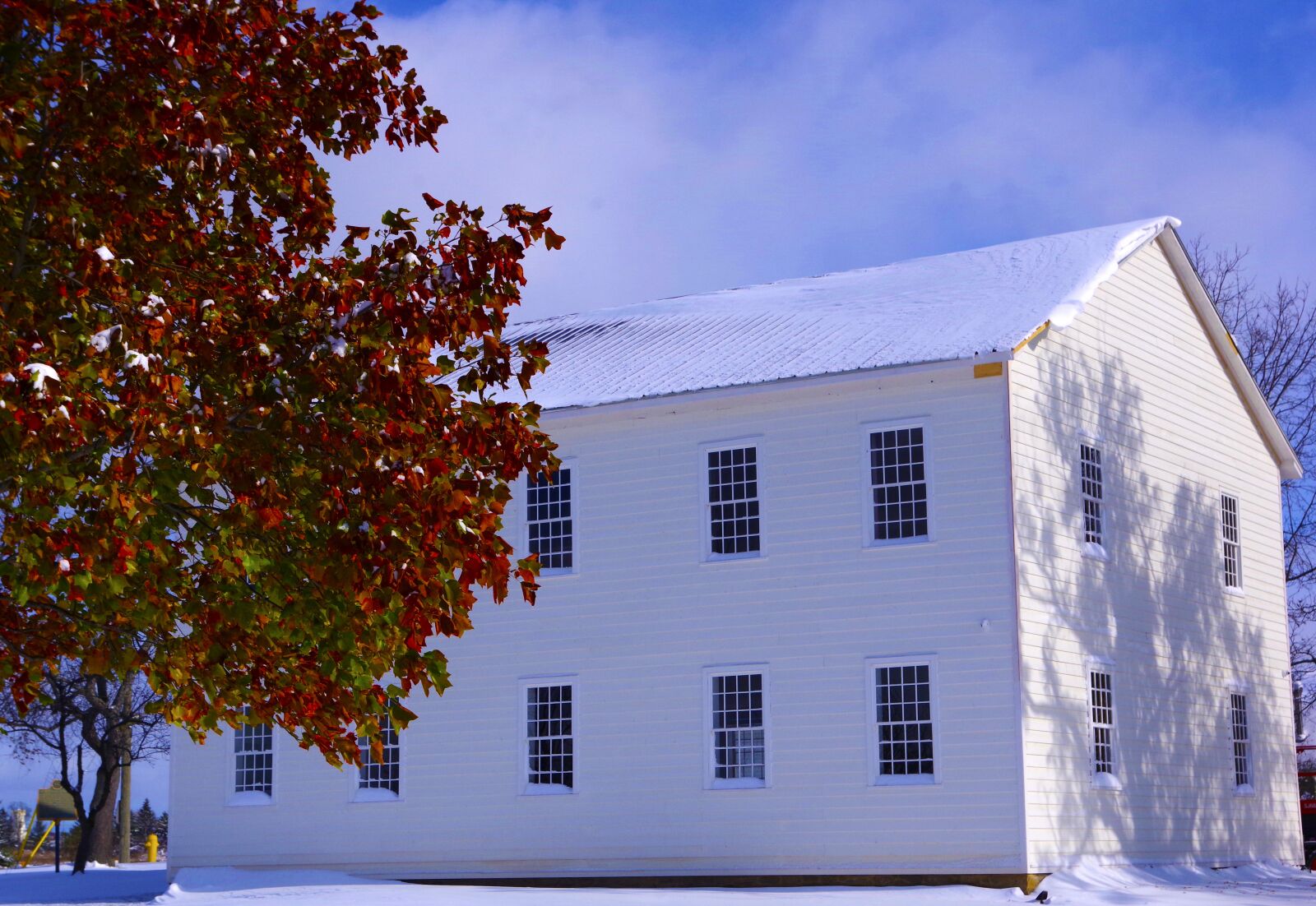 Pentax K-70 sample photo. Church, historic, snow photography