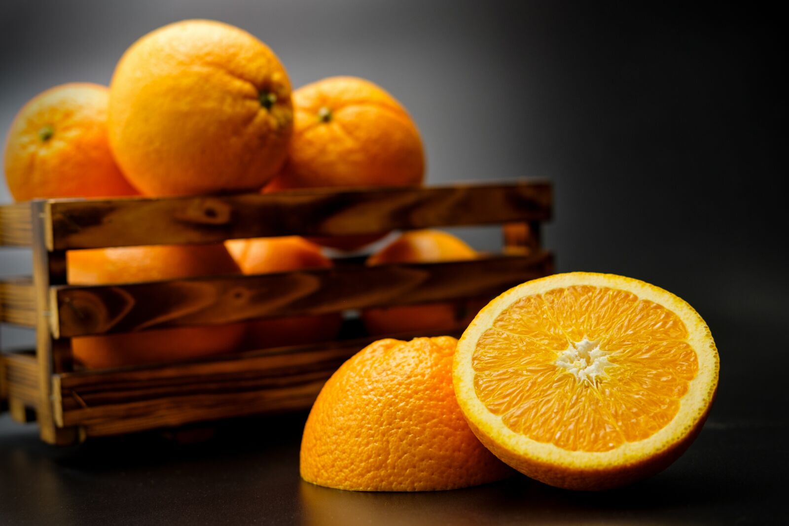 Fujifilm X-T2 + Fujifilm XF 35mm F2 R WR sample photo. Orange, fruit, citrus fruit photography