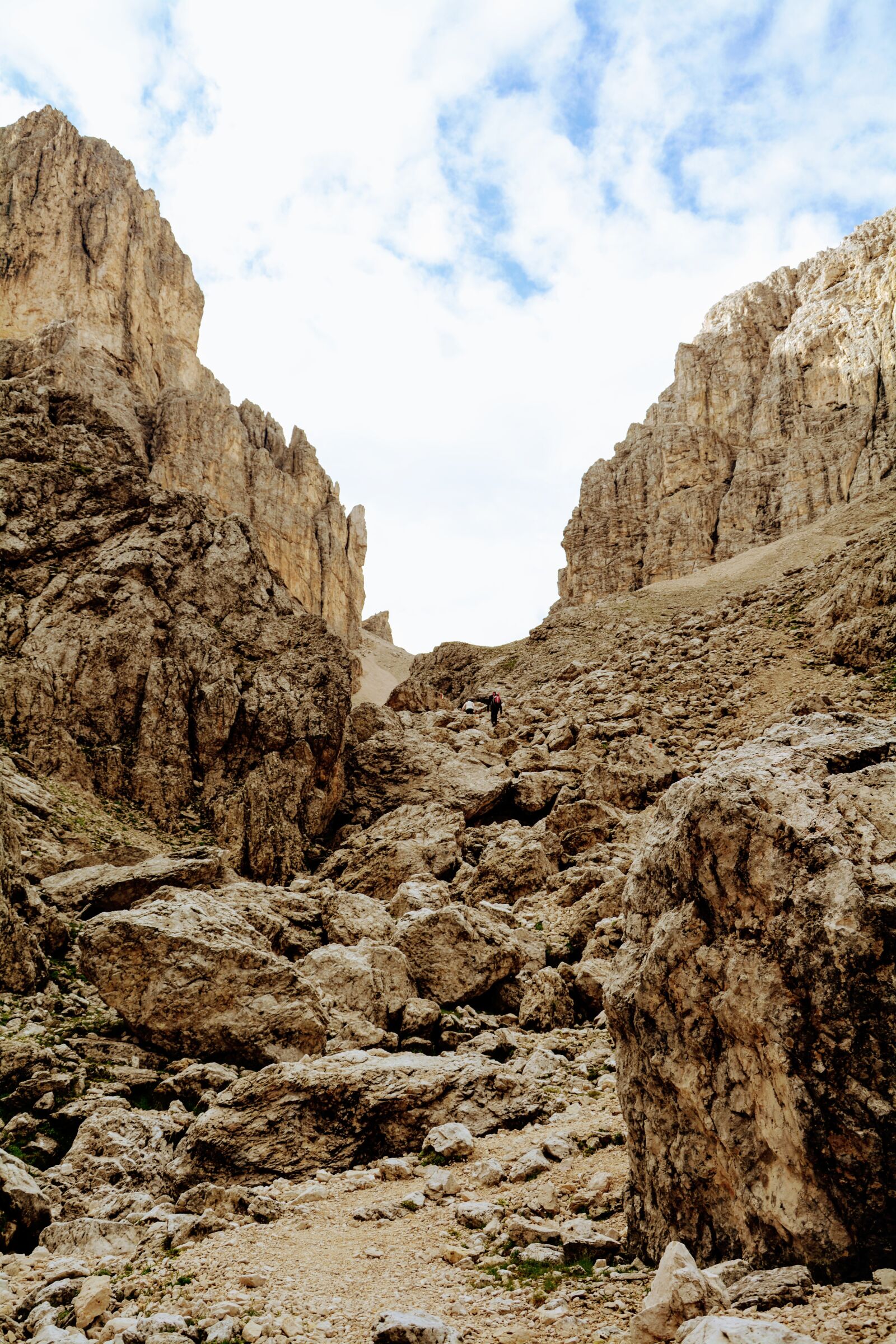 Nikon D7100 sample photo. Ascent, dolomites, mountains photography