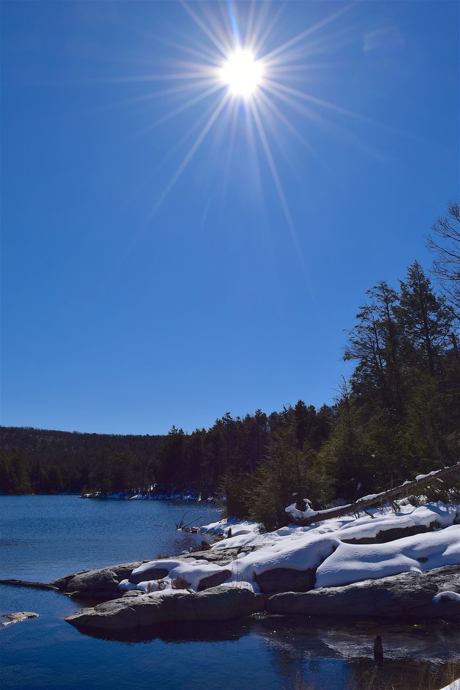 Nikon D3300 sample photo. Lake, snow, winter photography