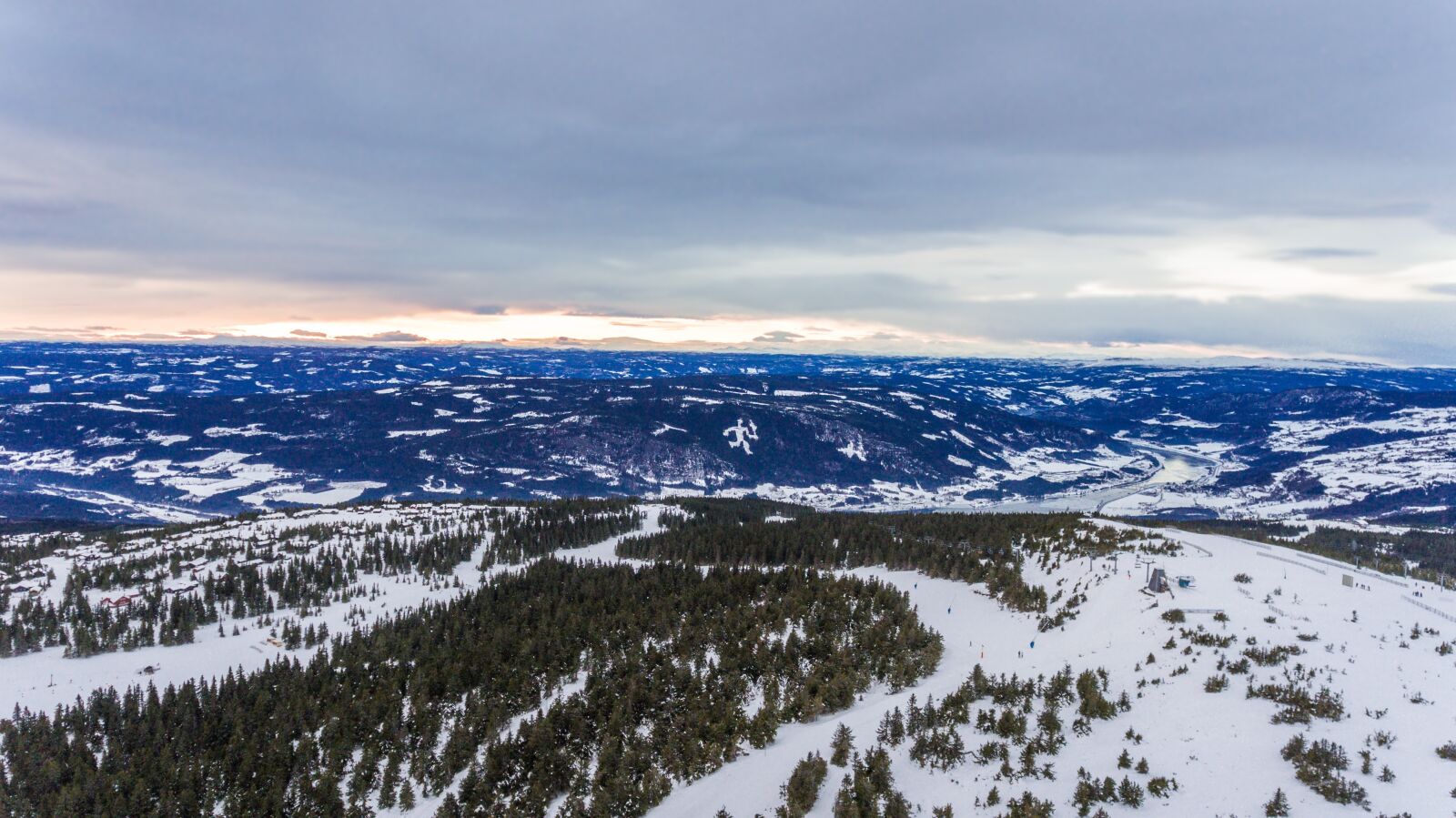 DJI FC330 sample photo. Winter, landscape, aerial photography