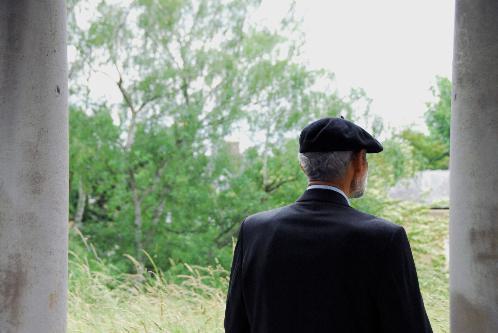 Nikon D200 sample photo. Old man, man, alone photography