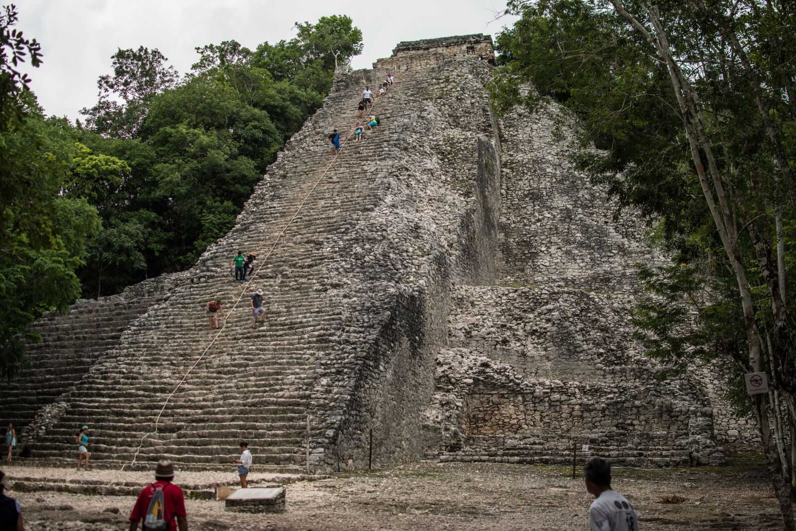 Nikon D5500 sample photo. Pyramid, mexico, coba photography