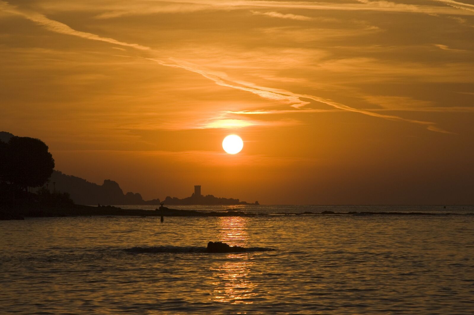 Canon EOS 20D sample photo. Sunset, ocean, horizon photography