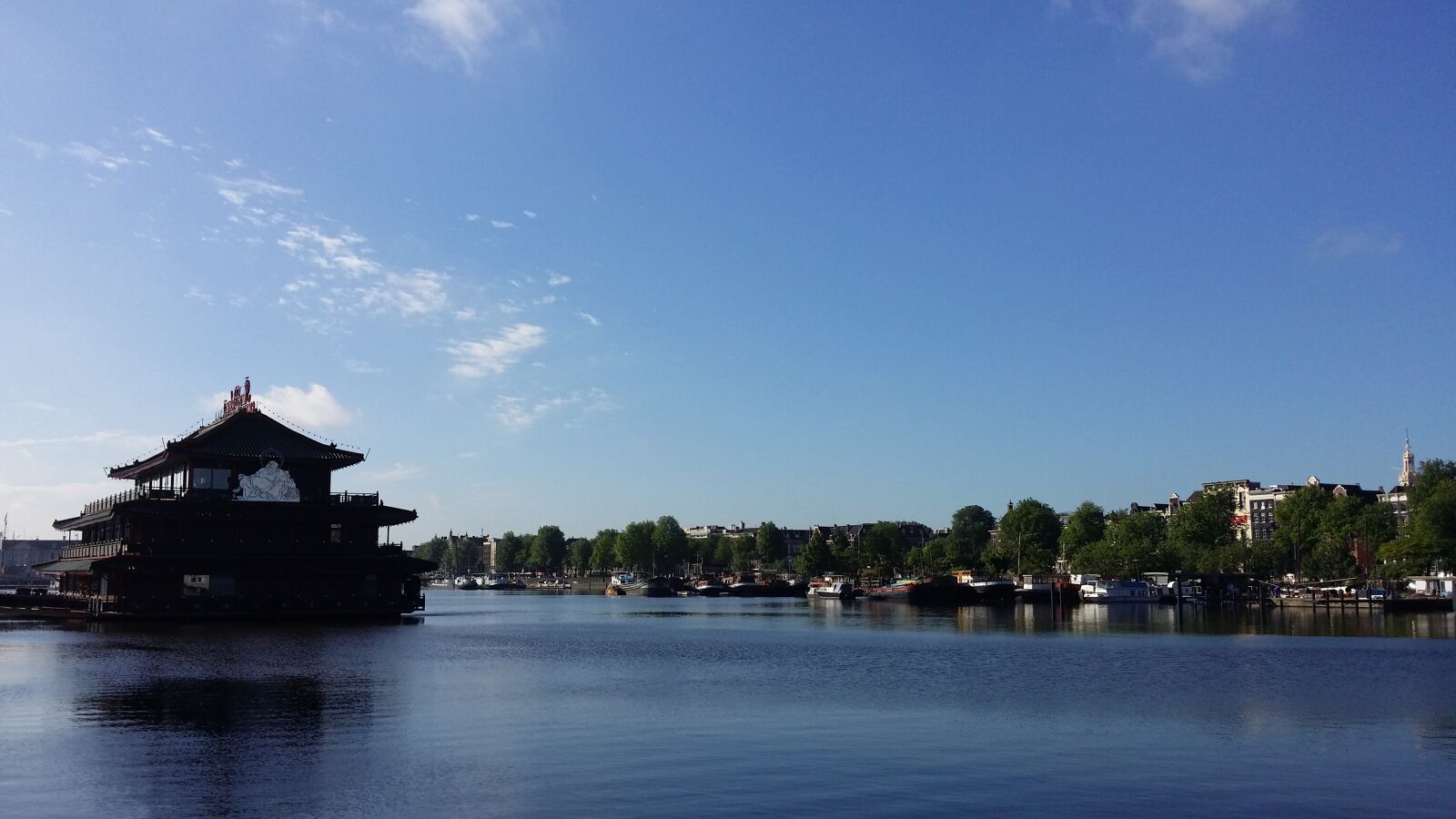Samsung Galaxy S4 sample photo. Amsterdam, blue, sky, canal photography