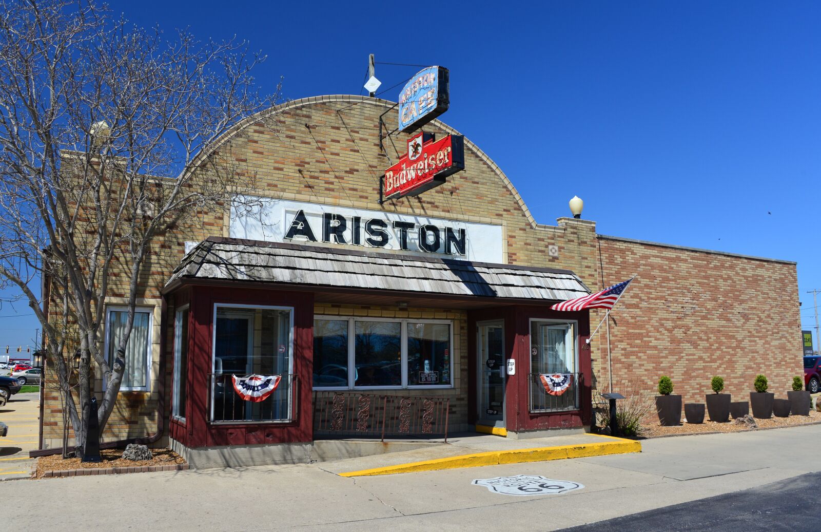 Nikon D610 sample photo. Ariston, restaurant, route 66 photography