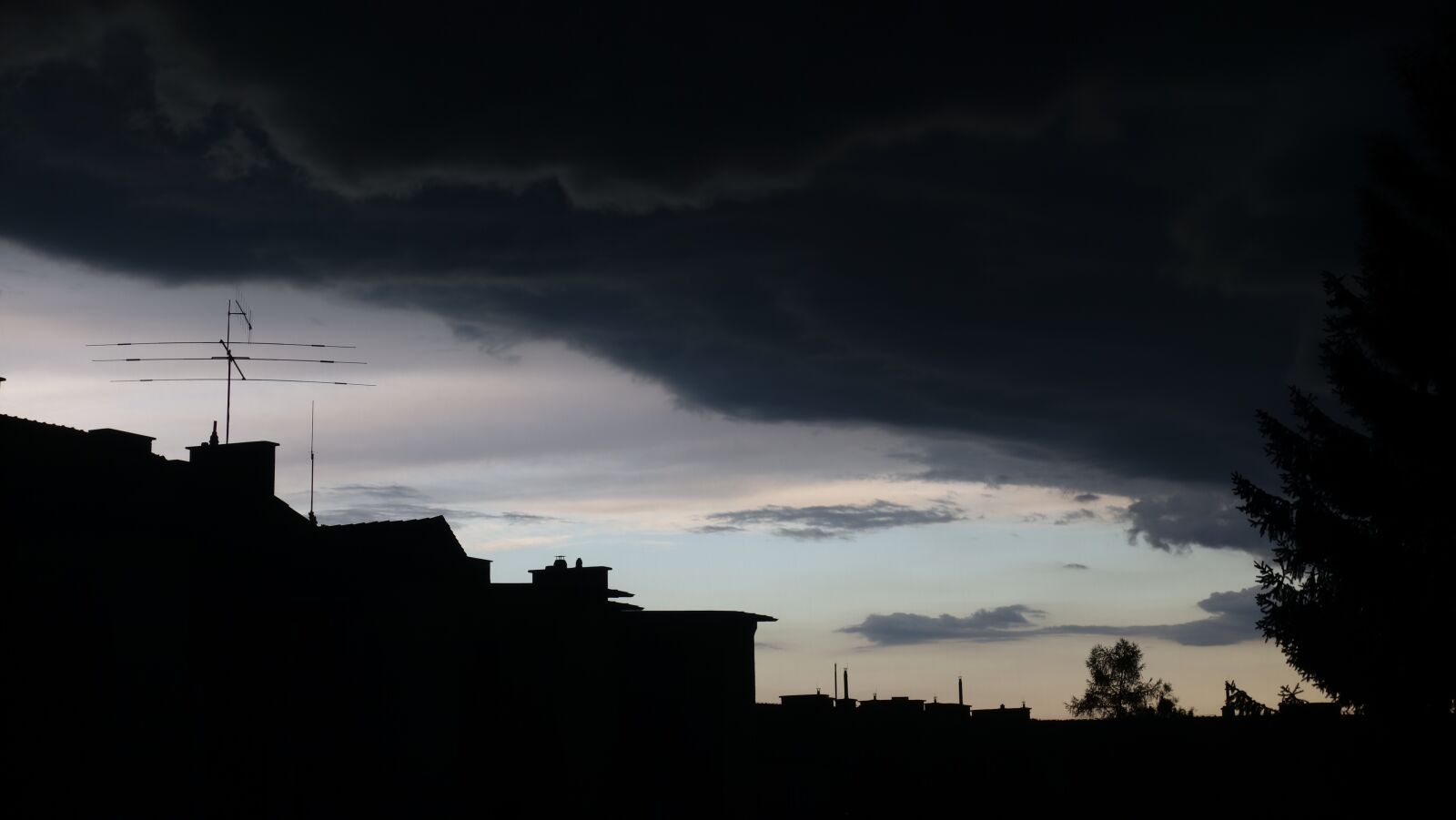 Sony Cyber-shot DSC-RX100 II sample photo. Thunderstorm, clouds, gloomy photography