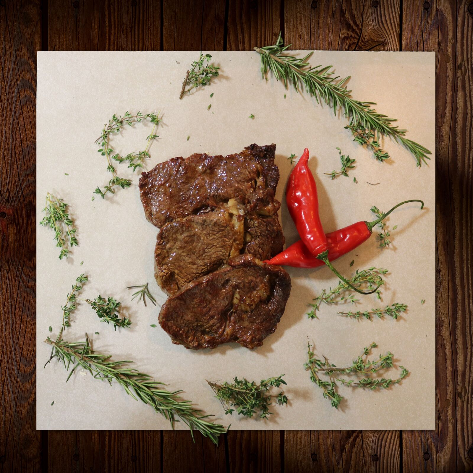 Canon EOS 750D (EOS Rebel T6i / EOS Kiss X8i) sample photo. Meat, steak, grill photography