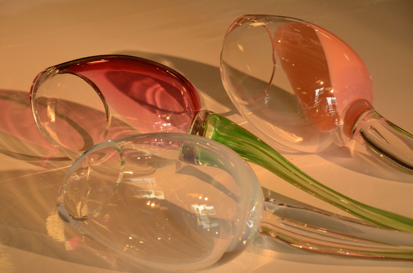 Nikon D7000 sample photo. Glass, art, tulip photography