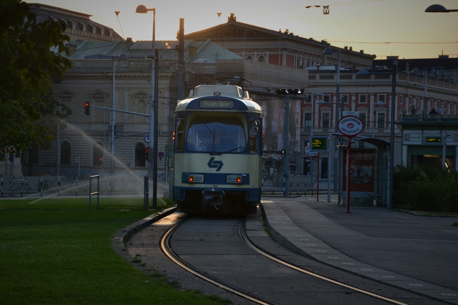 Nikon D3100 sample photo. Vienna, tram, street scene photography