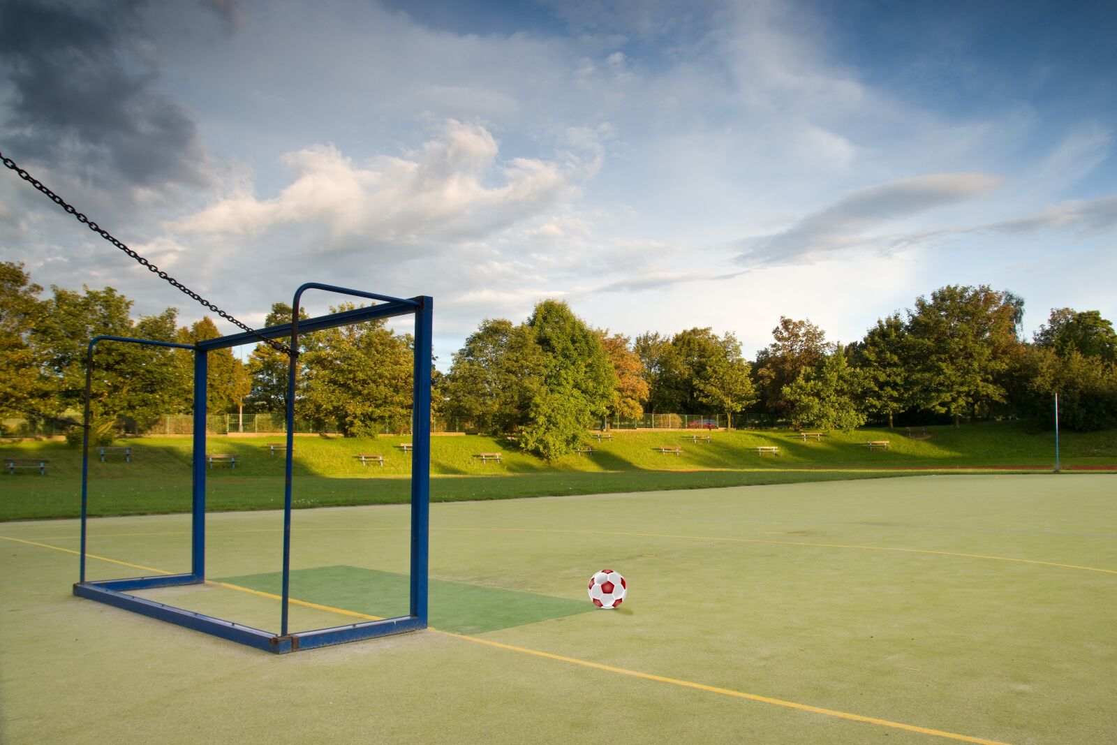 Sony ILCA-77M2 sample photo. Stadium, field, gate photography