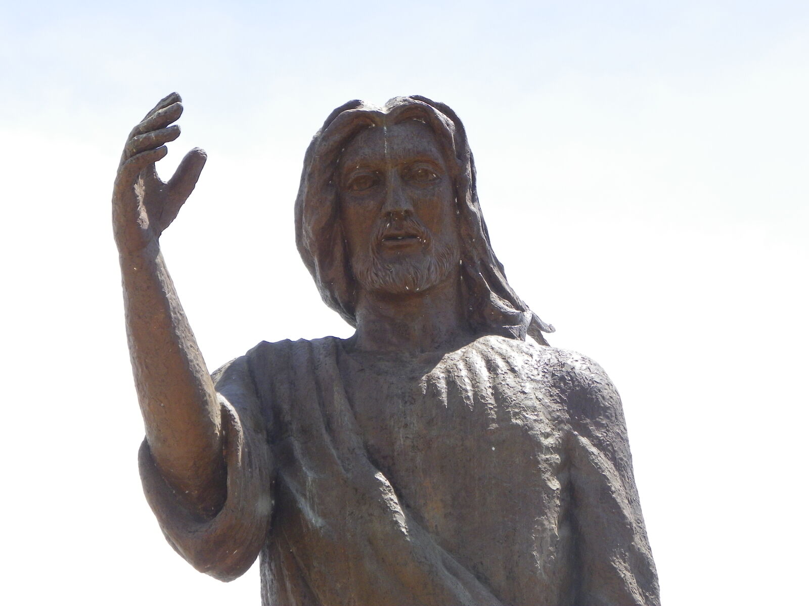 Kodak EasyShare Z981 sample photo. Chapala, escultura, jesus, pescador photography