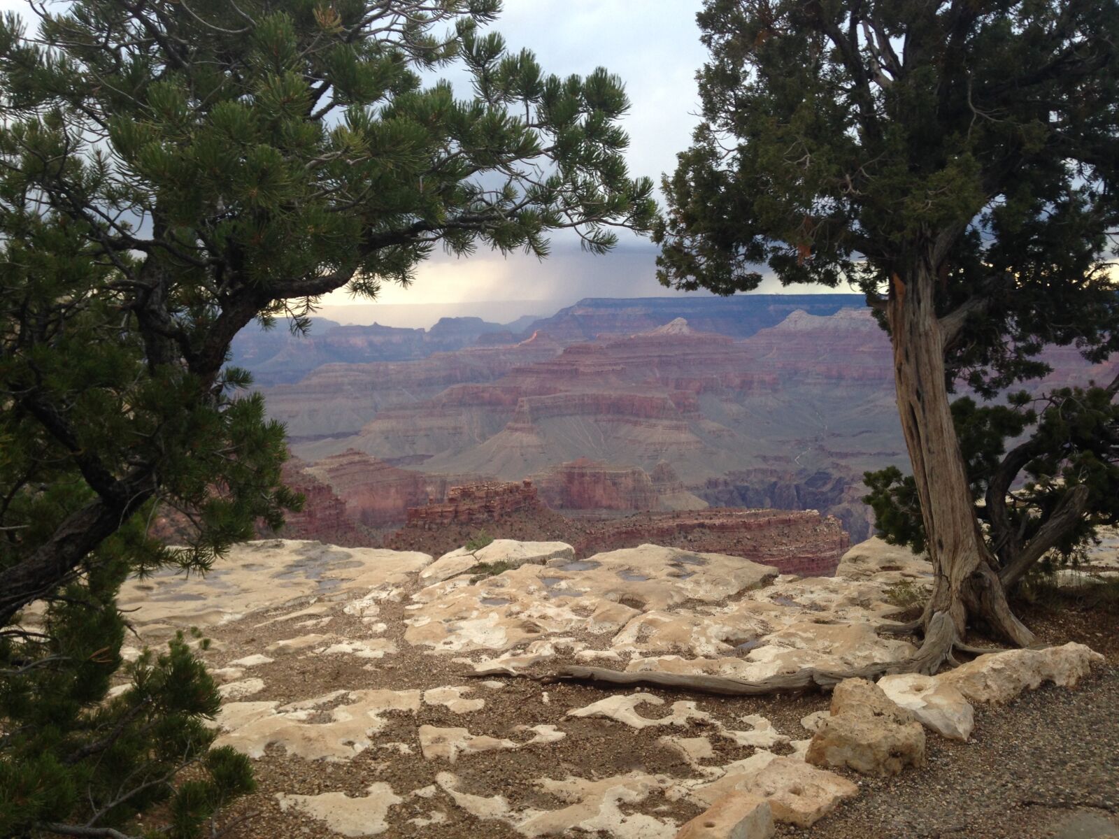 iPhone 5c back camera 4.12mm f/2.4 sample photo. Grand canyon, clouds, mountain photography