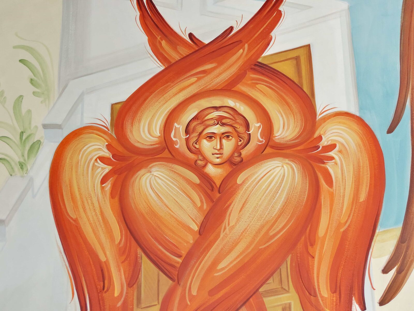 Nikon Coolpix P520 sample photo. Angel, face, head, medieval photography