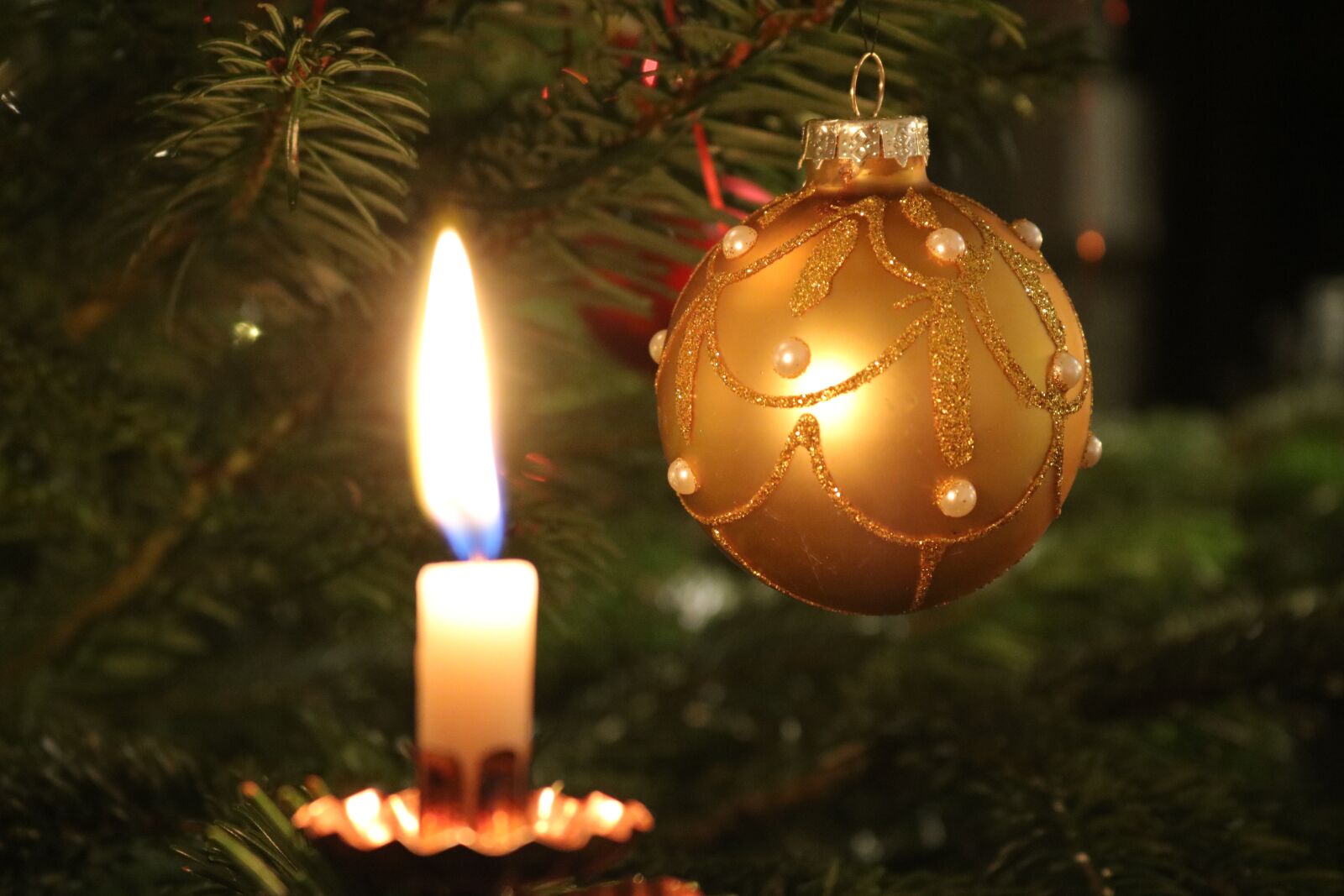 Canon EOS 750D (EOS Rebel T6i / EOS Kiss X8i) sample photo. Candle, christmas, advent photography