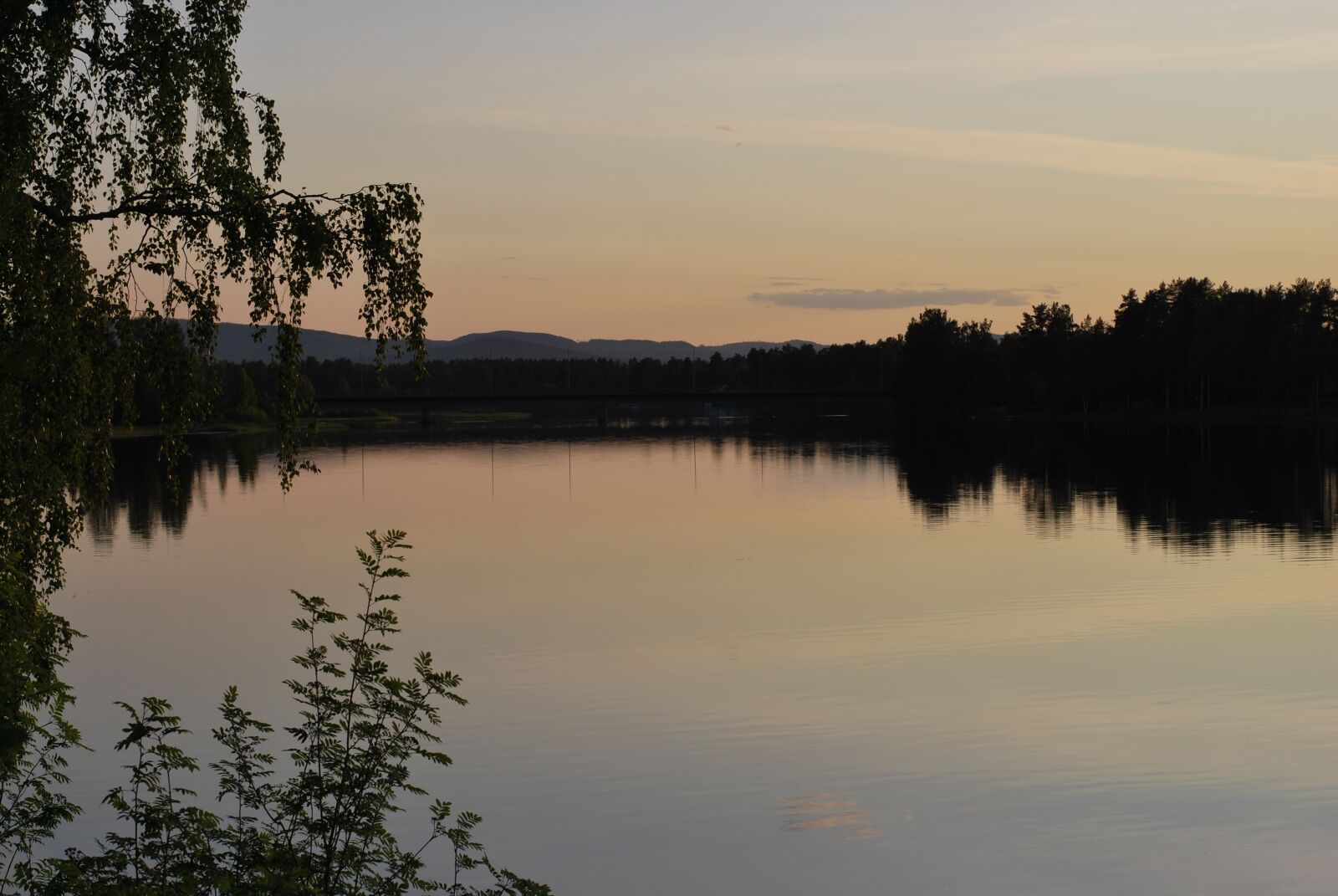 Nikon D60 sample photo. Twilight, lake, summer photography