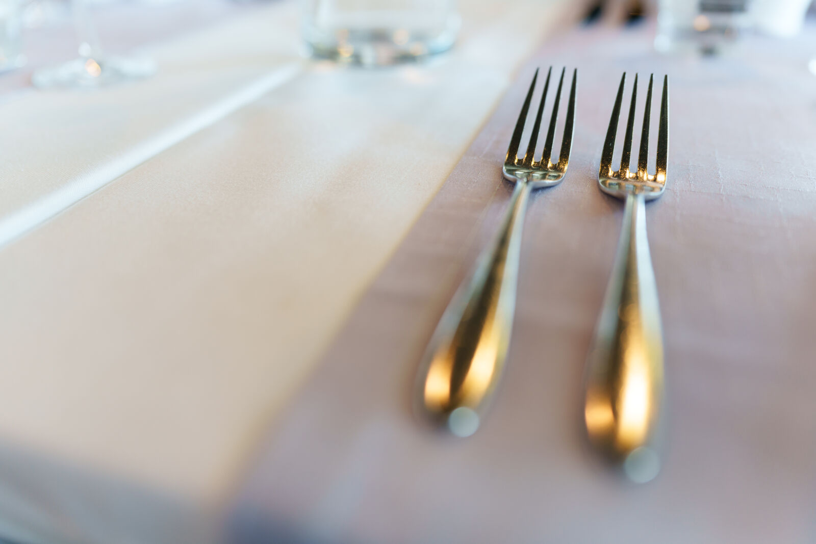 Sony a7R V sample photo. Restaurant forks photography