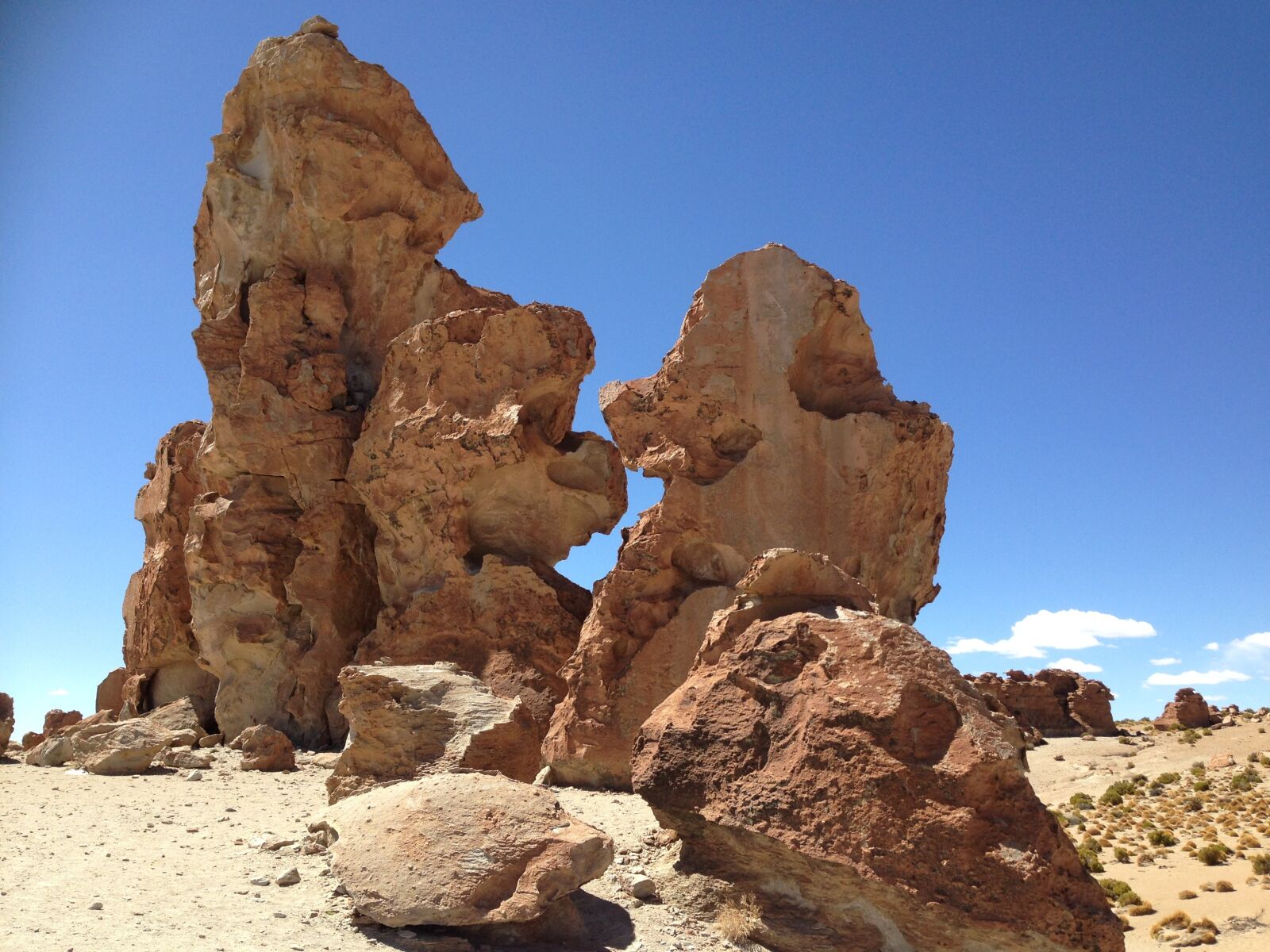 iPhone 5c back camera 4.12mm f/2.4 sample photo. Rocks, air, blue photography