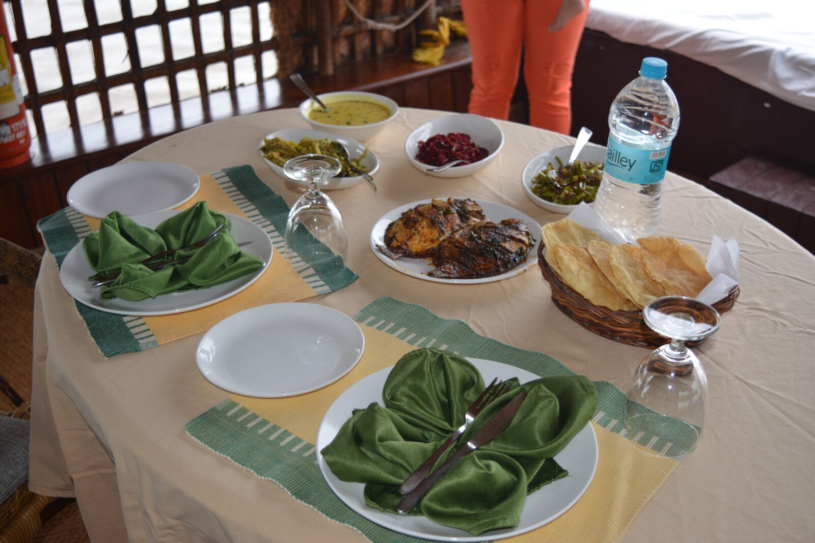 Nikon D5200 sample photo. Dinner table, served, food photography