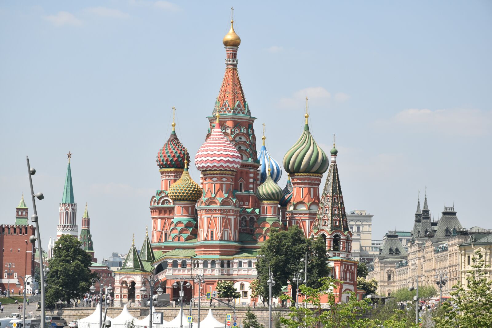 Nikon D5500 sample photo. Moscow, saint basil's cathedral photography
