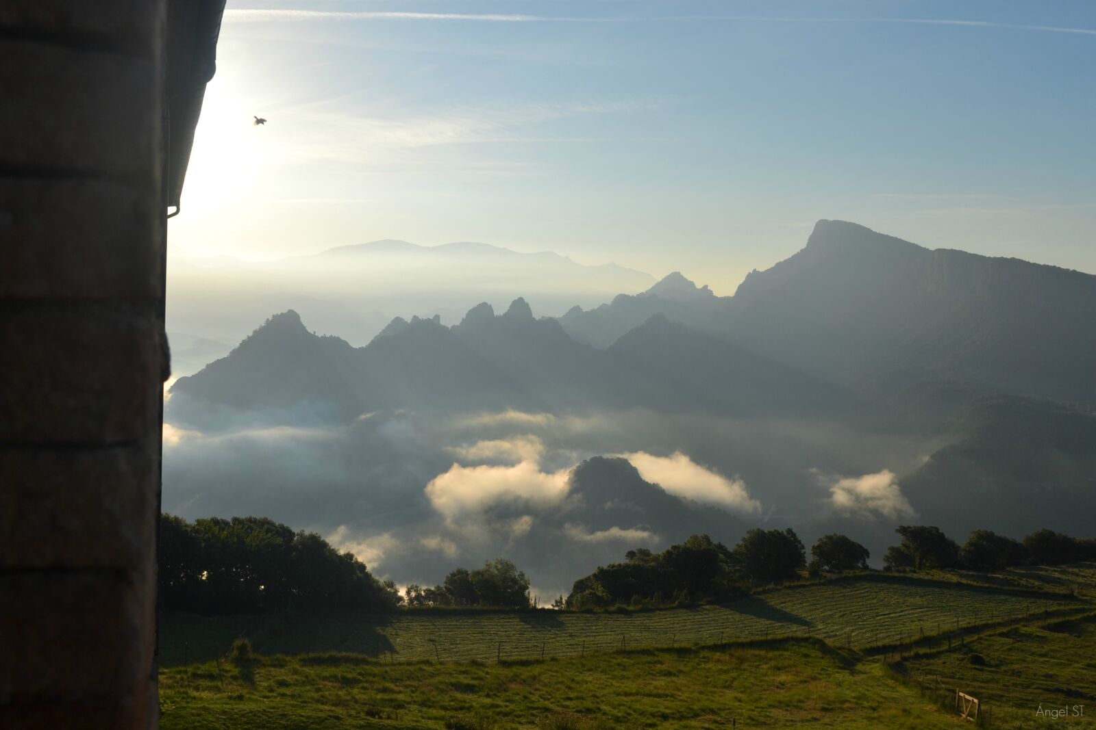 Nikon D3100 sample photo. Clouds, mountain, sky photography