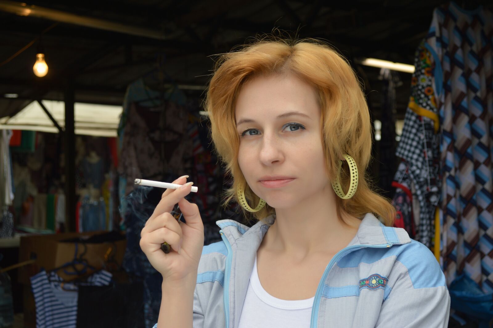 Nikon D3200 sample photo. Market, things, saleswoman photography