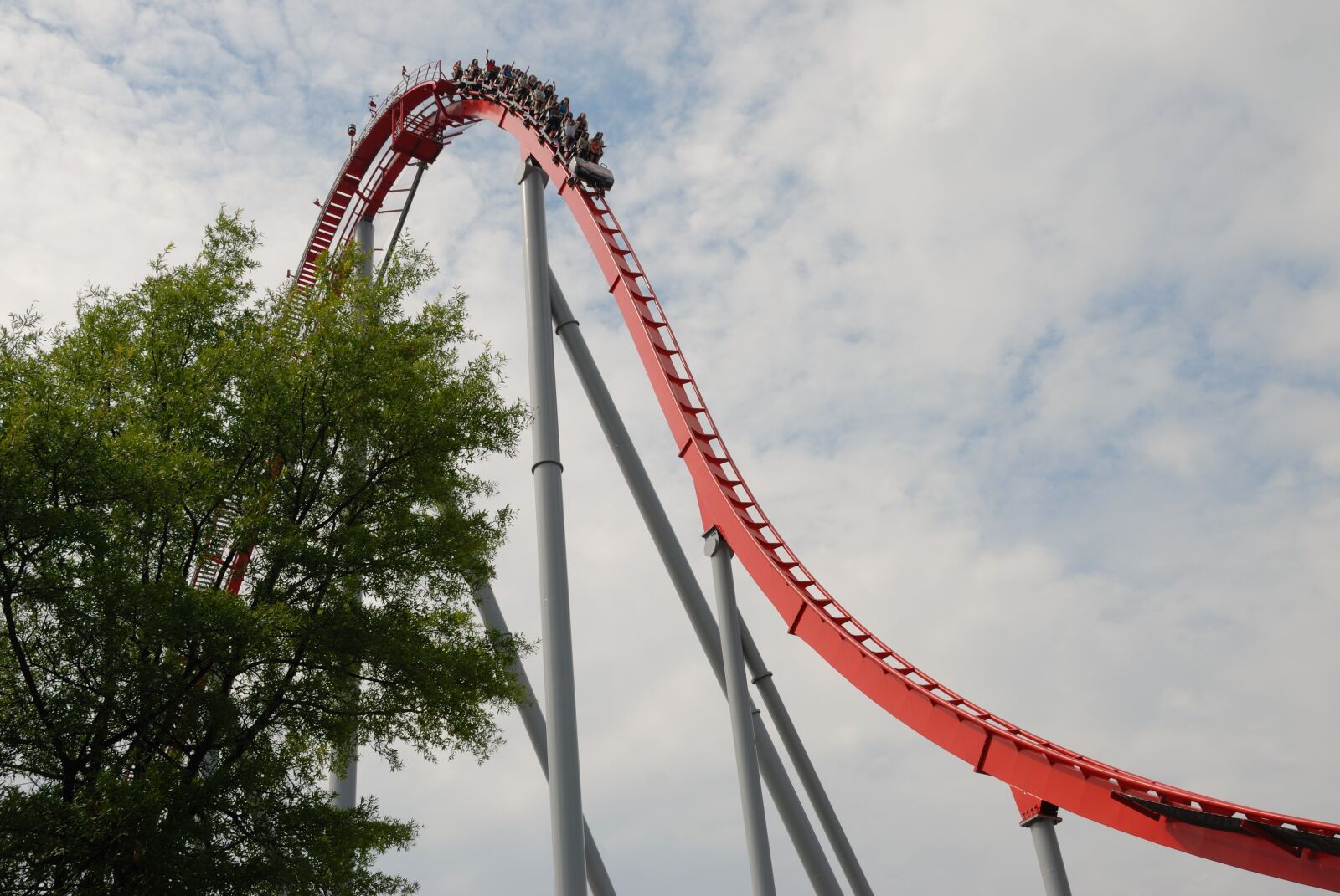 Nikon D200 sample photo. Roller coaster, ride, fun photography