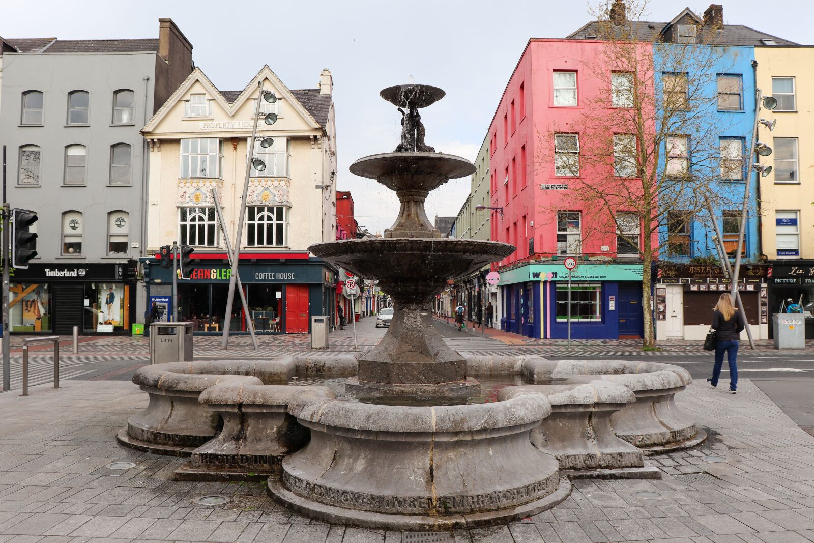 Canon EF-S 18-55mm F4-5.6 IS STM sample photo. The fountain, cork, ireland photography