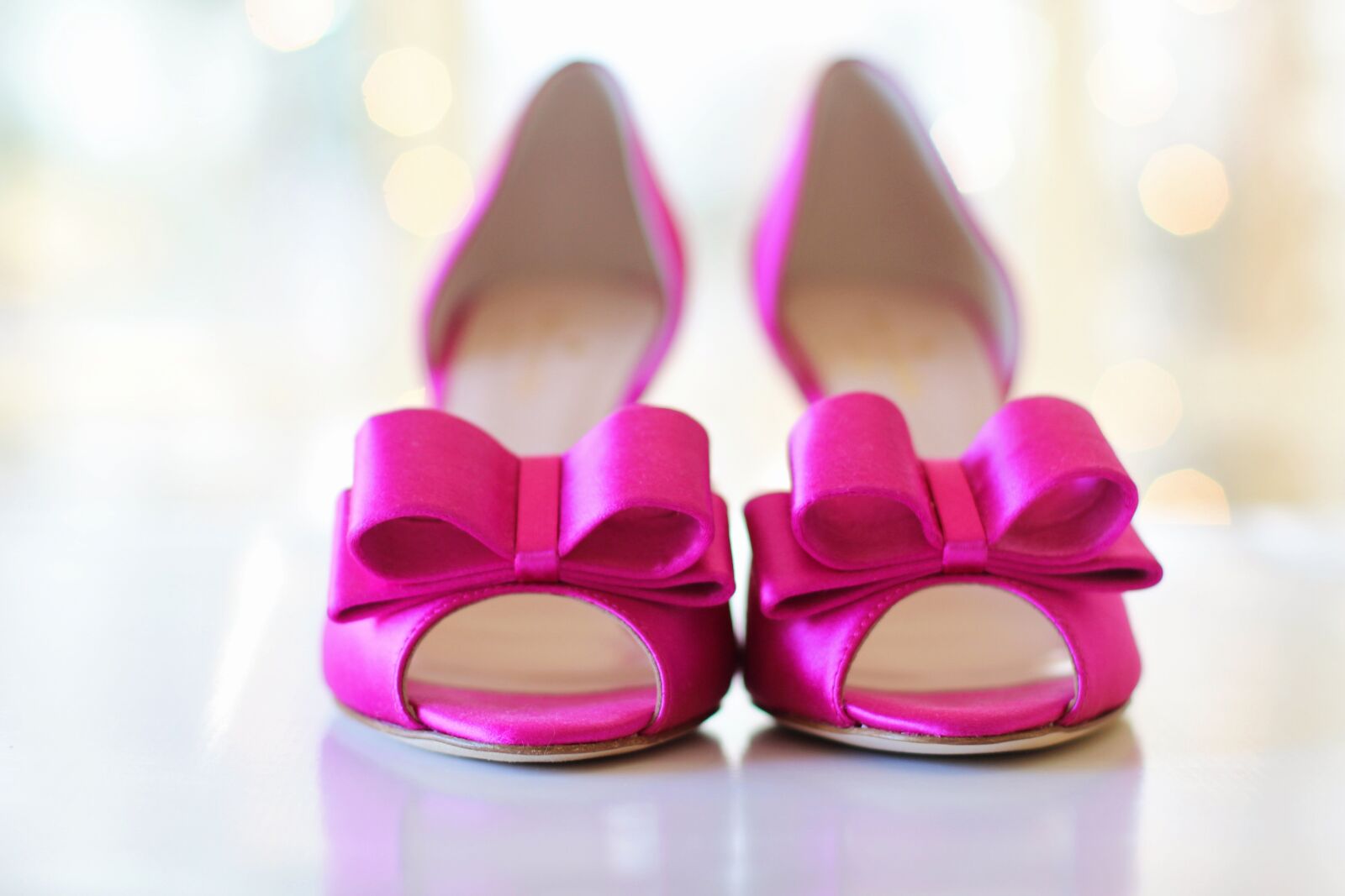 Canon EF 50mm F1.4 USM sample photo. Pink shoes, wedding shoes photography