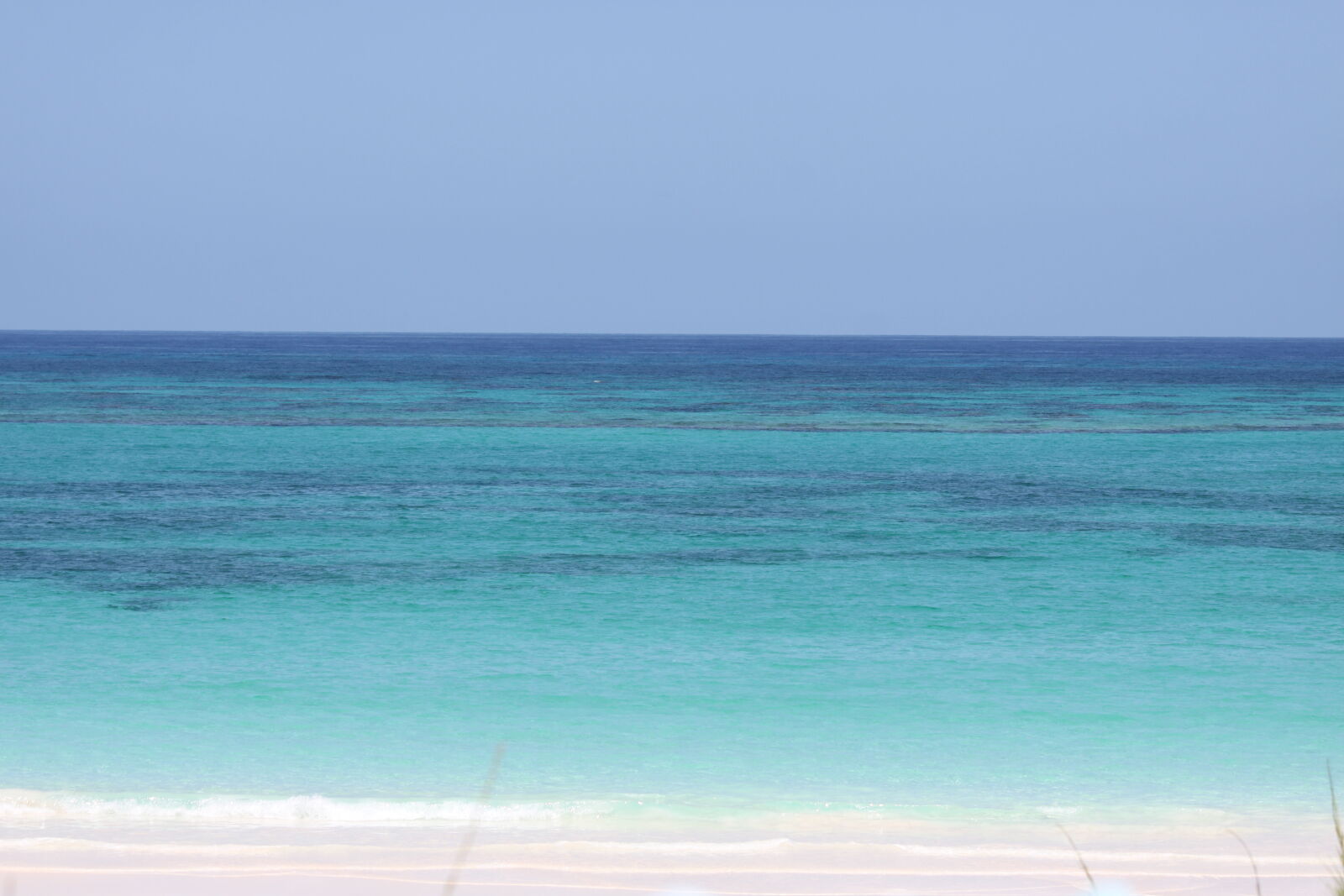 Canon EF-S 55-250mm F4-5.6 IS sample photo. Bahamas, beach, green, ocean photography