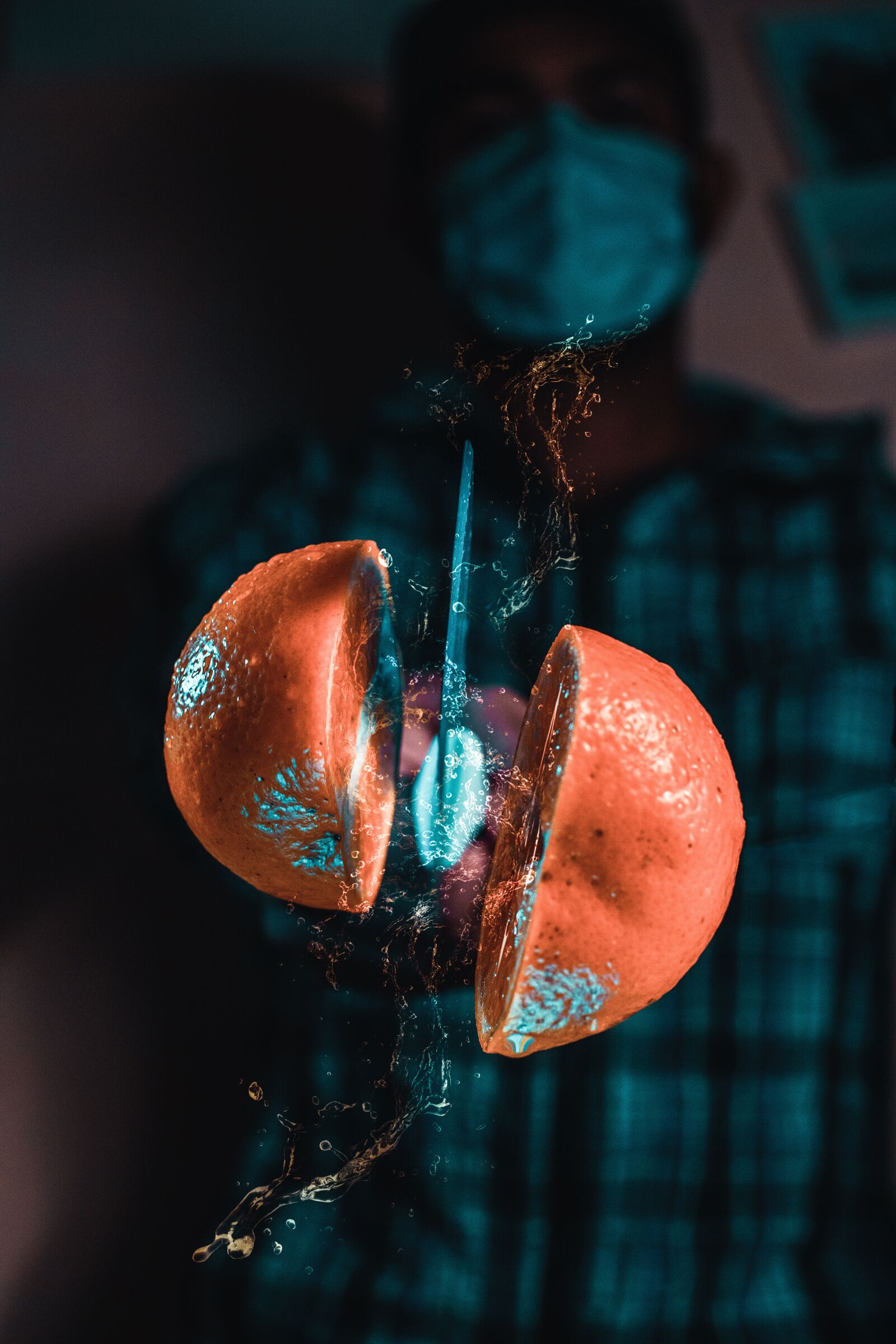 Canon EOS M50 (EOS Kiss M) sample photo. Orange, splash, splash photography photography