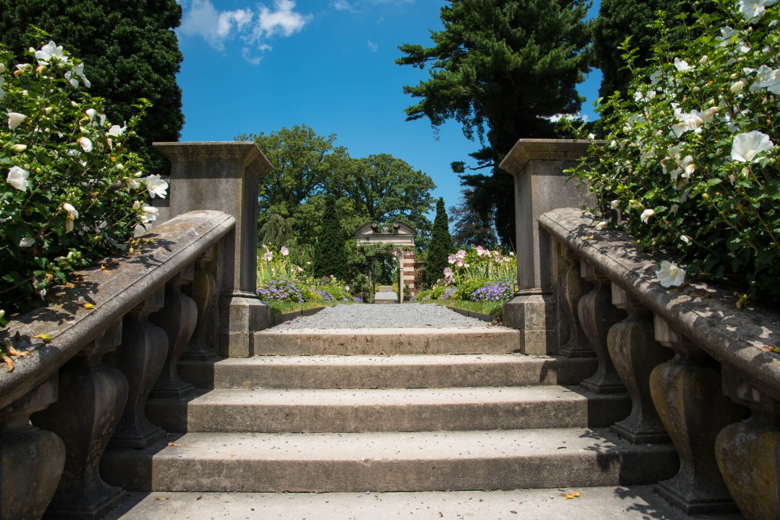 Nikon D750 sample photo. Stairs, architecture, gardens photography