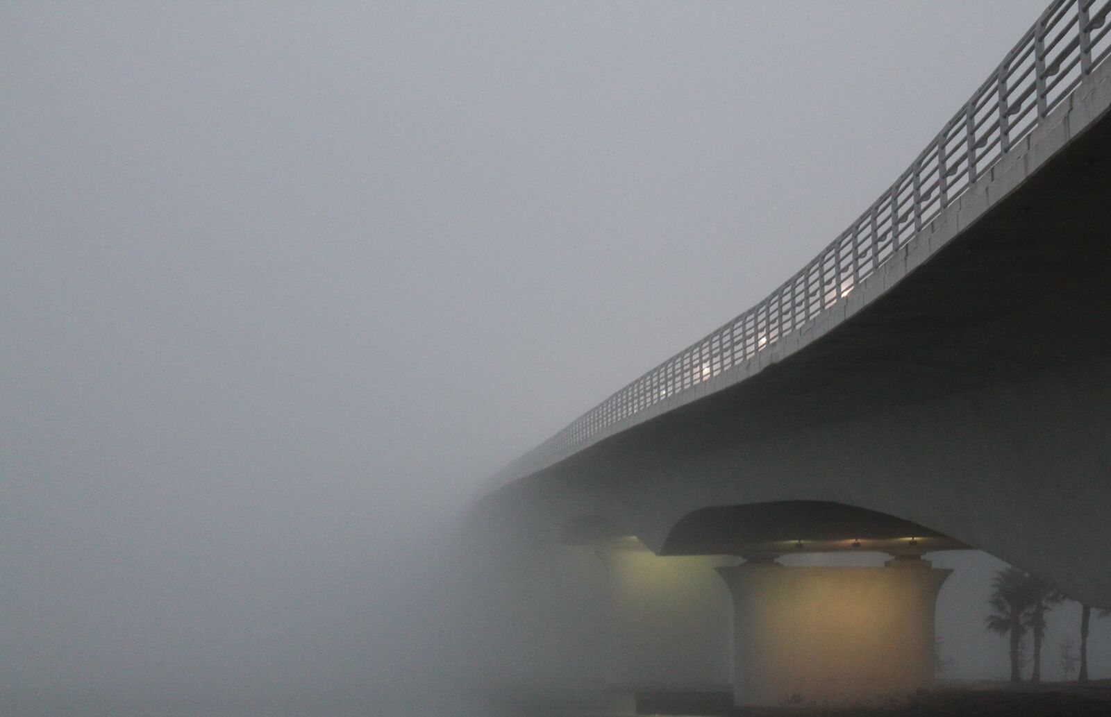 Canon EOS 1100D (EOS Rebel T3 / EOS Kiss X50) sample photo. Bridge, fog, foggy photography
