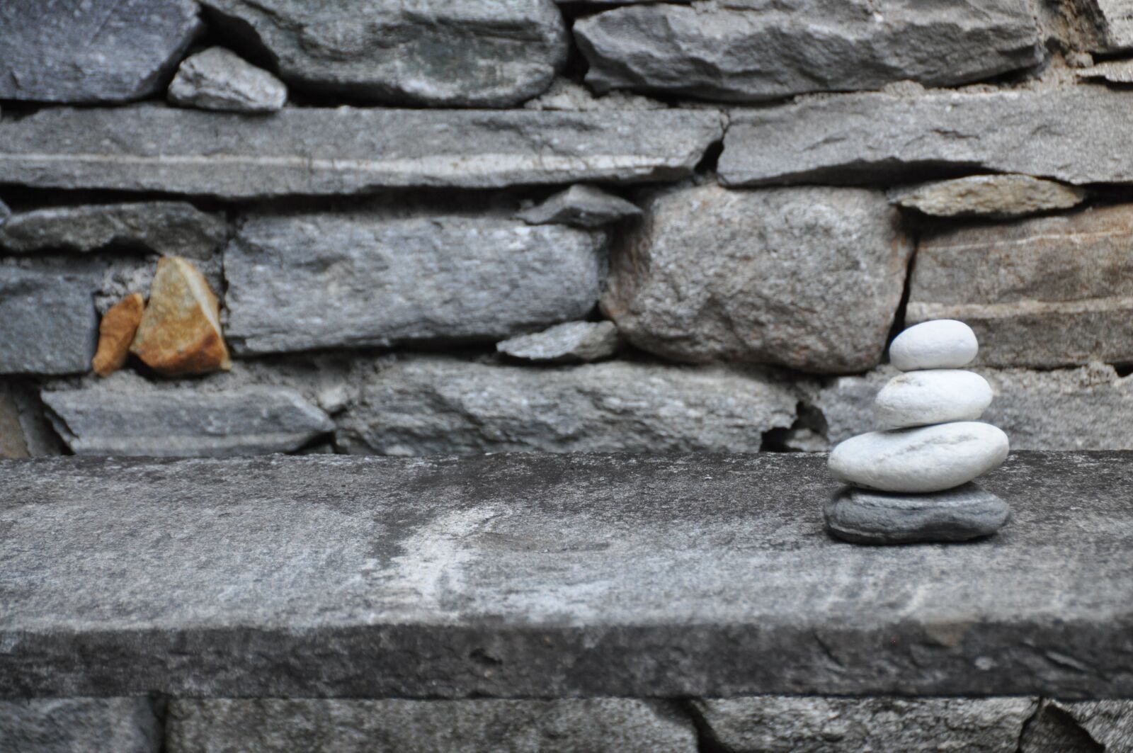 Nikon D90 sample photo. Stone, meditation, zen photography