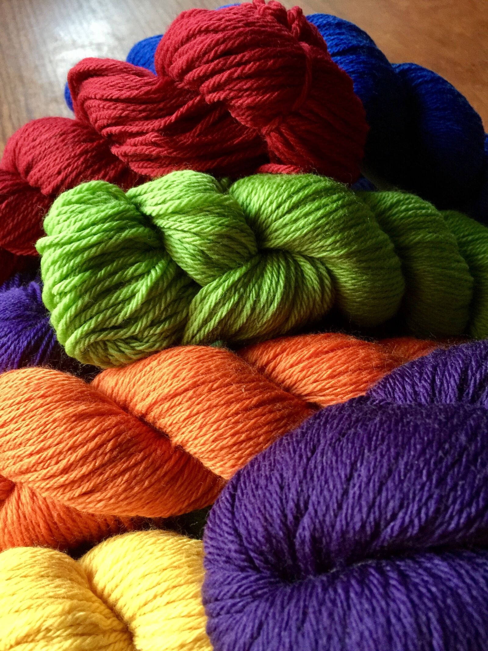 iPhone 6 Plus back camera 4.15mm f/2.2 sample photo. Yarn, knitting, crochet photography