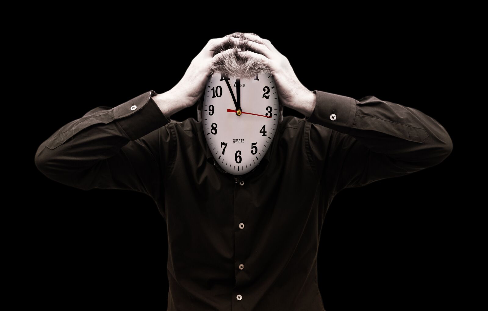 Nikon D90 sample photo. Stress, burnout, businessman photography