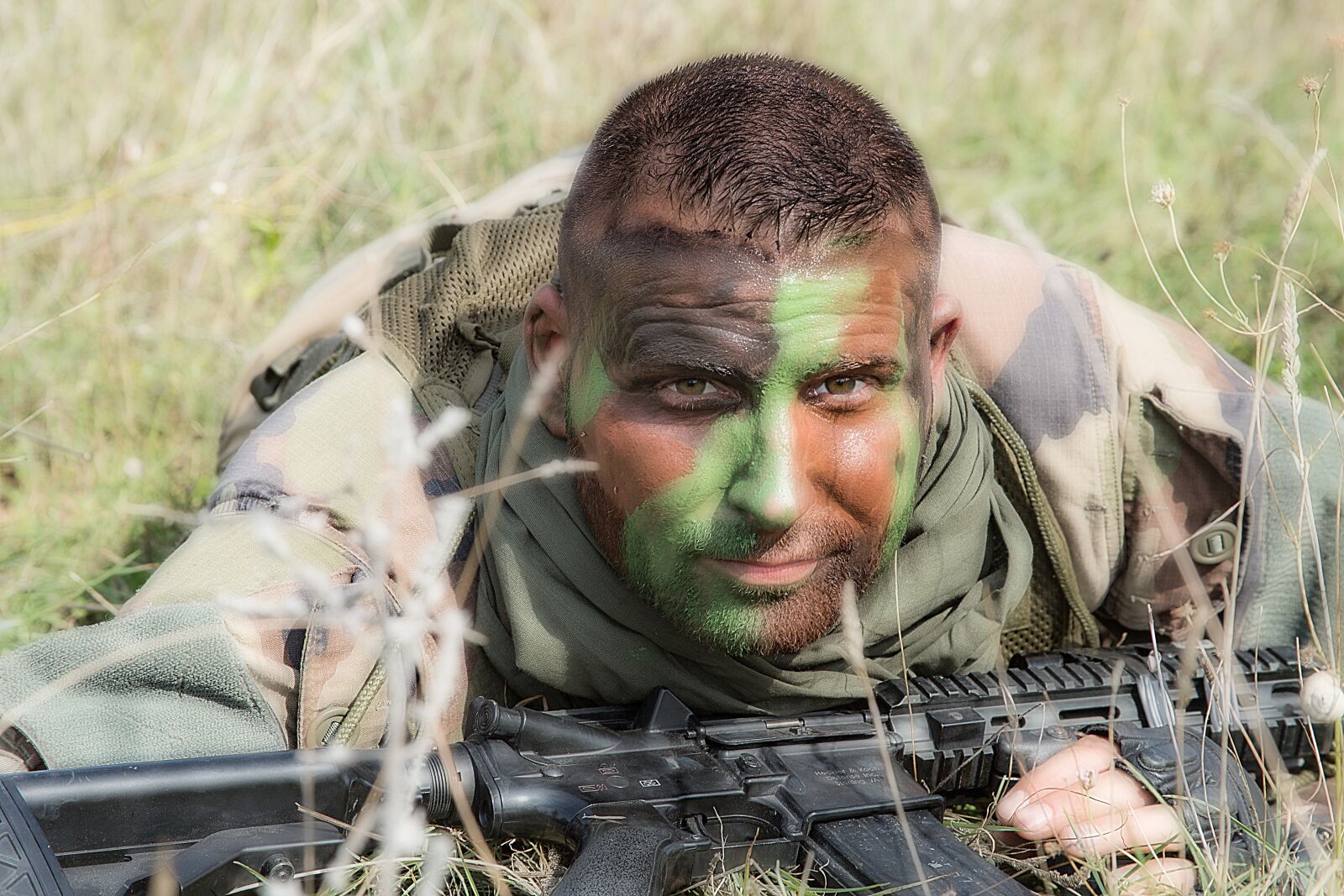 Canon EOS 5D Mark III sample photo. Military, hideout, uniform photography
