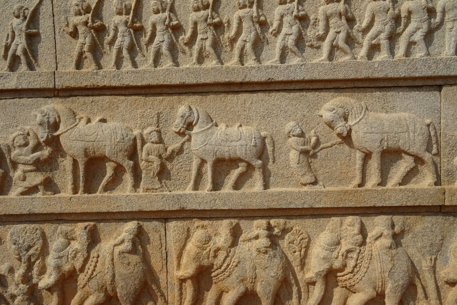 Sony DSC-HX60V sample photo. Hazara rama temple, hampi photography