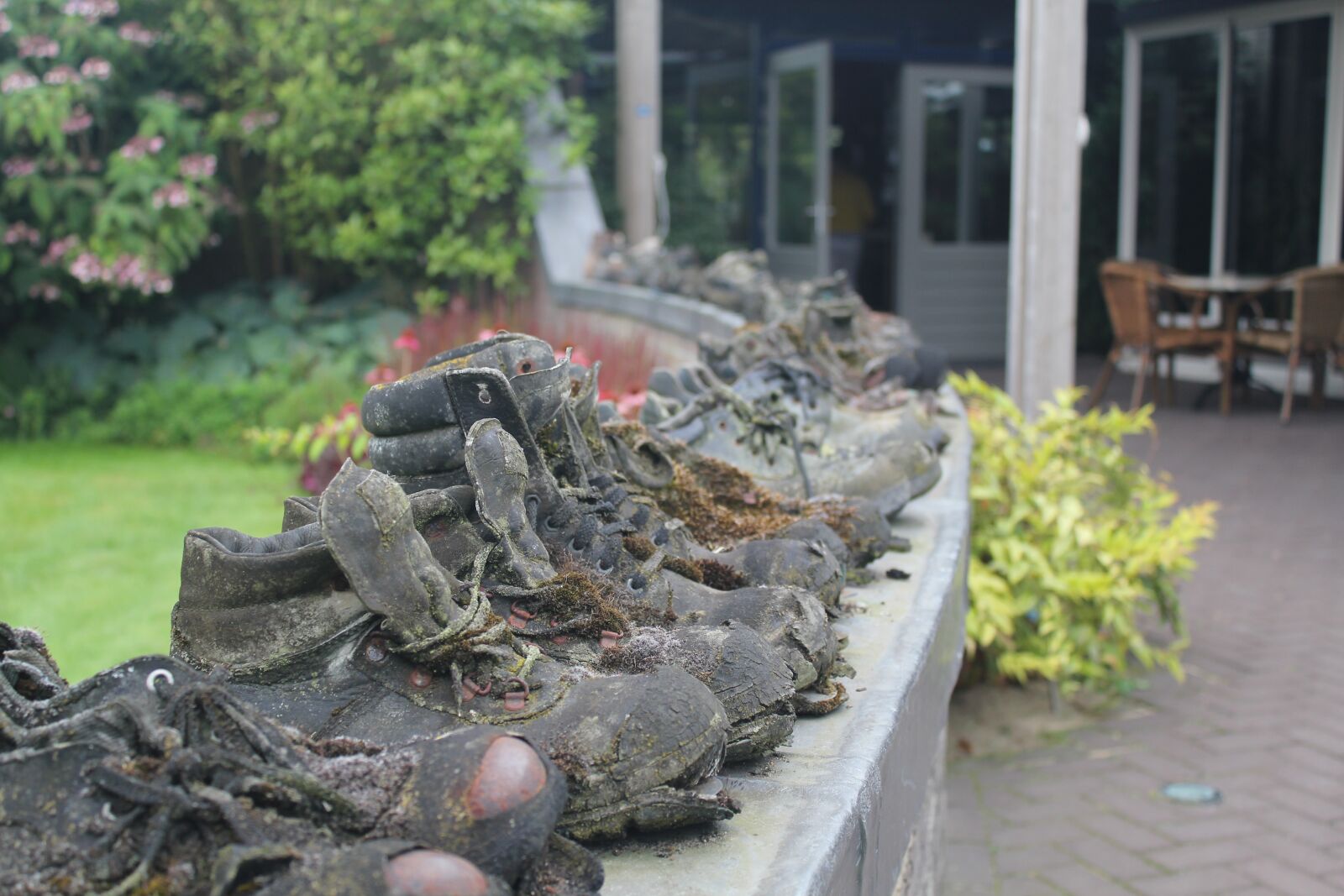 Canon EOS 550D (EOS Rebel T2i / EOS Kiss X4) sample photo. Works hoes, worn out photography