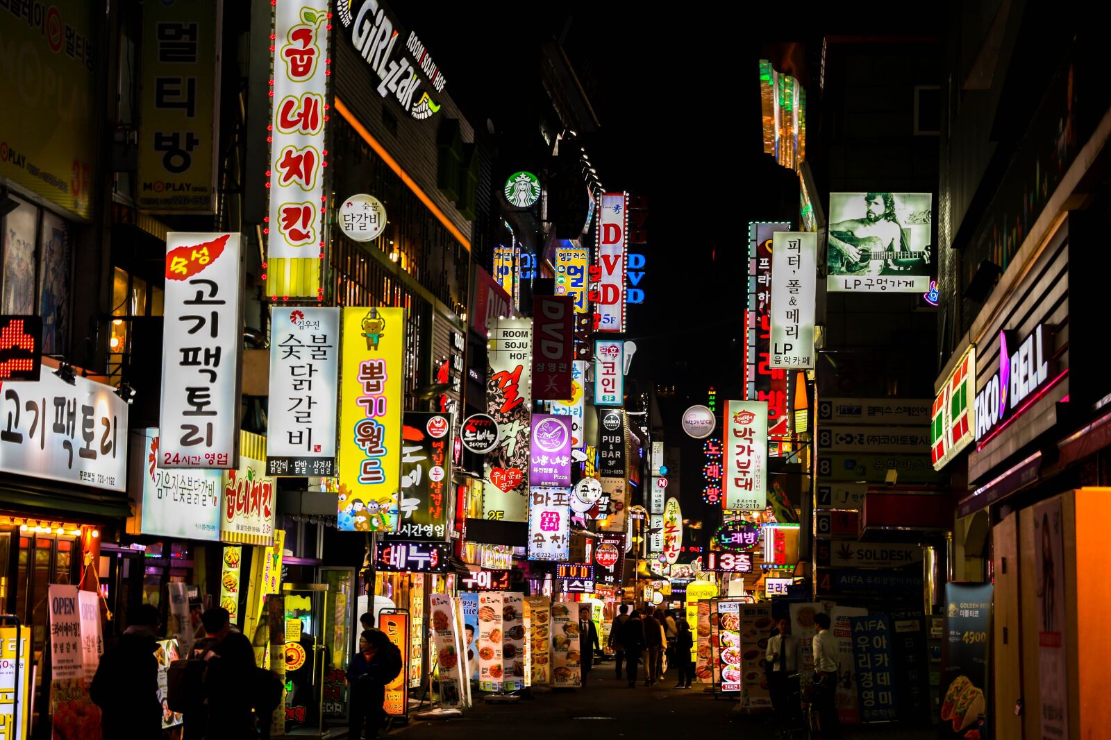 Canon EOS 6D sample photo. Nightlife, republic of korea photography