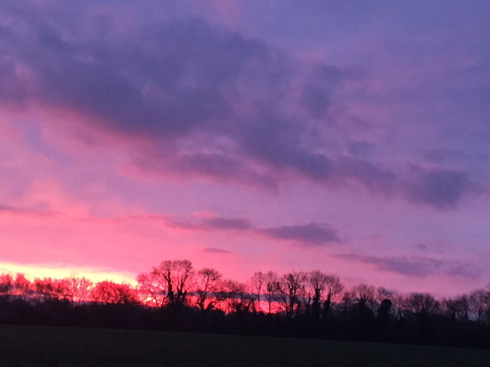 iPhone 6 back camera 4.15mm f/2.2 sample photo. Sunrise, west country, sky photography