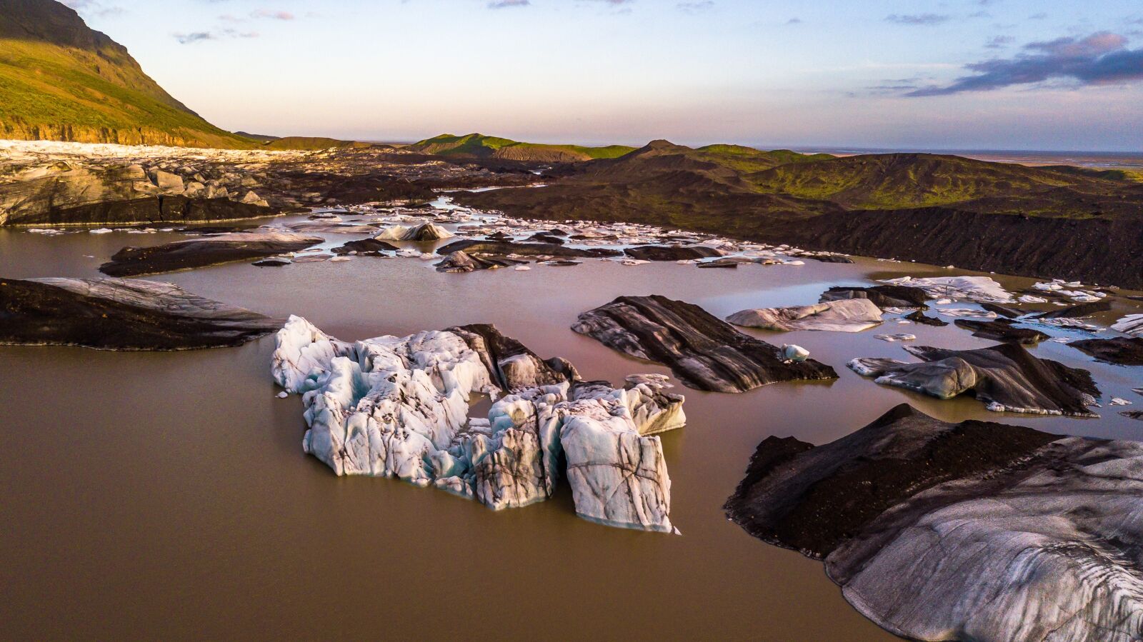 DJI FC220 sample photo. Iceland, the glacier, landscape photography