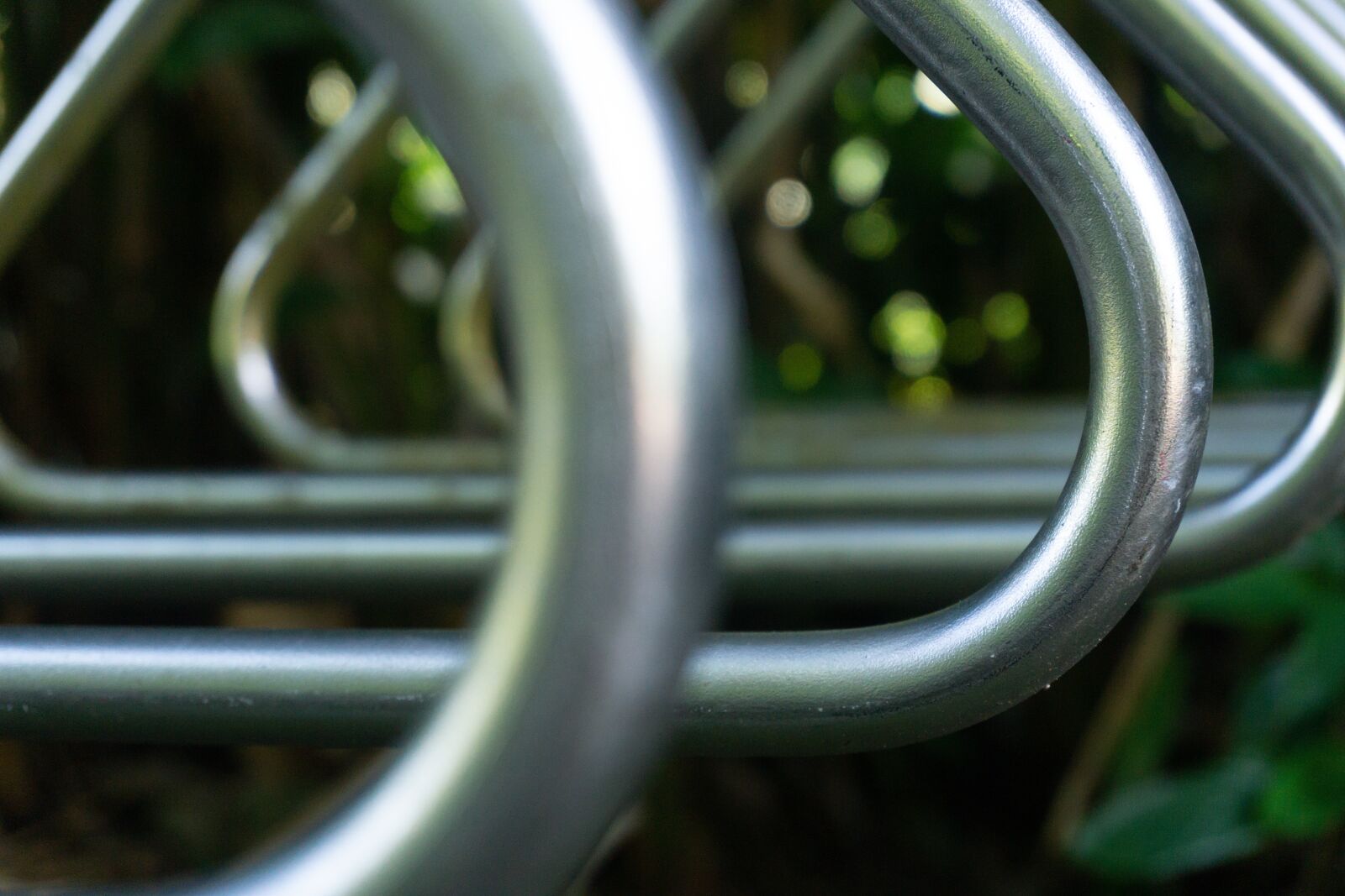 Sony a6000 sample photo. Metal, bike rack, steel photography